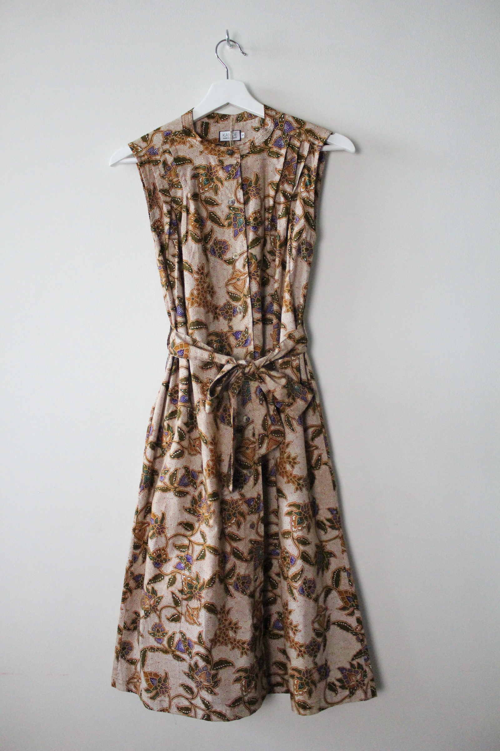 Button Down Dress (S) - Siena (Purple)