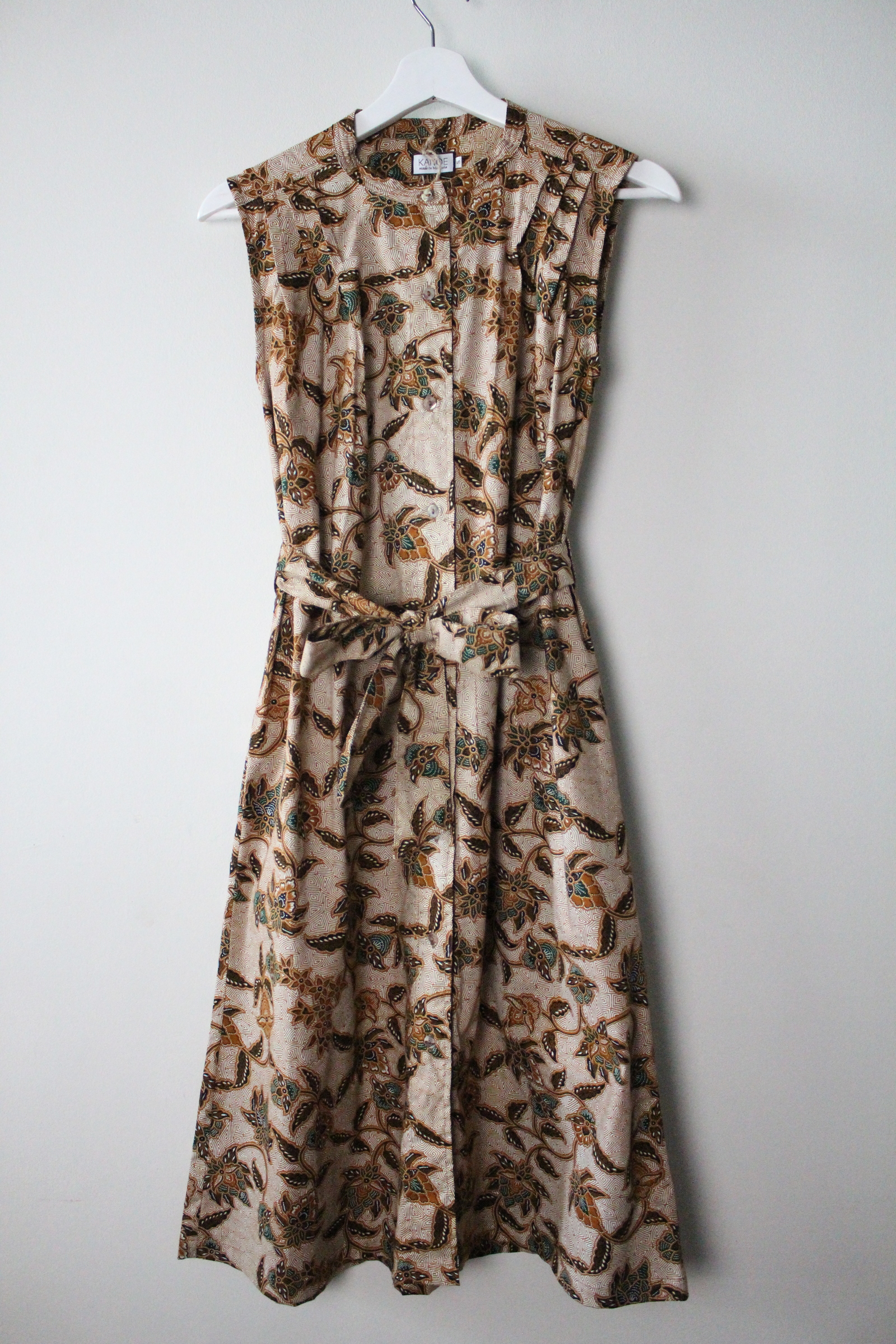 Button Down Dress (S) - Siena (Green)