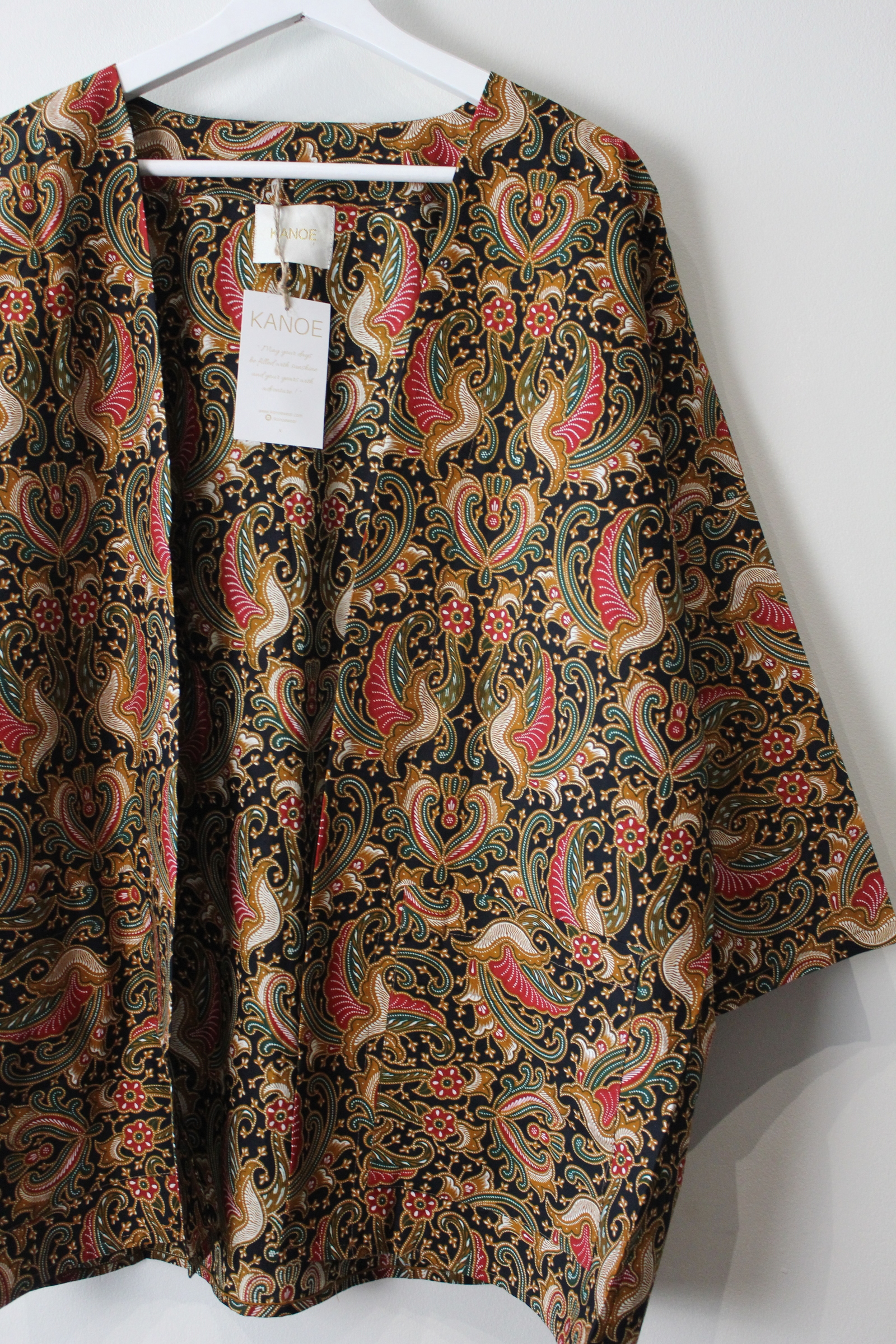 Batik Kimono Basic - Rye