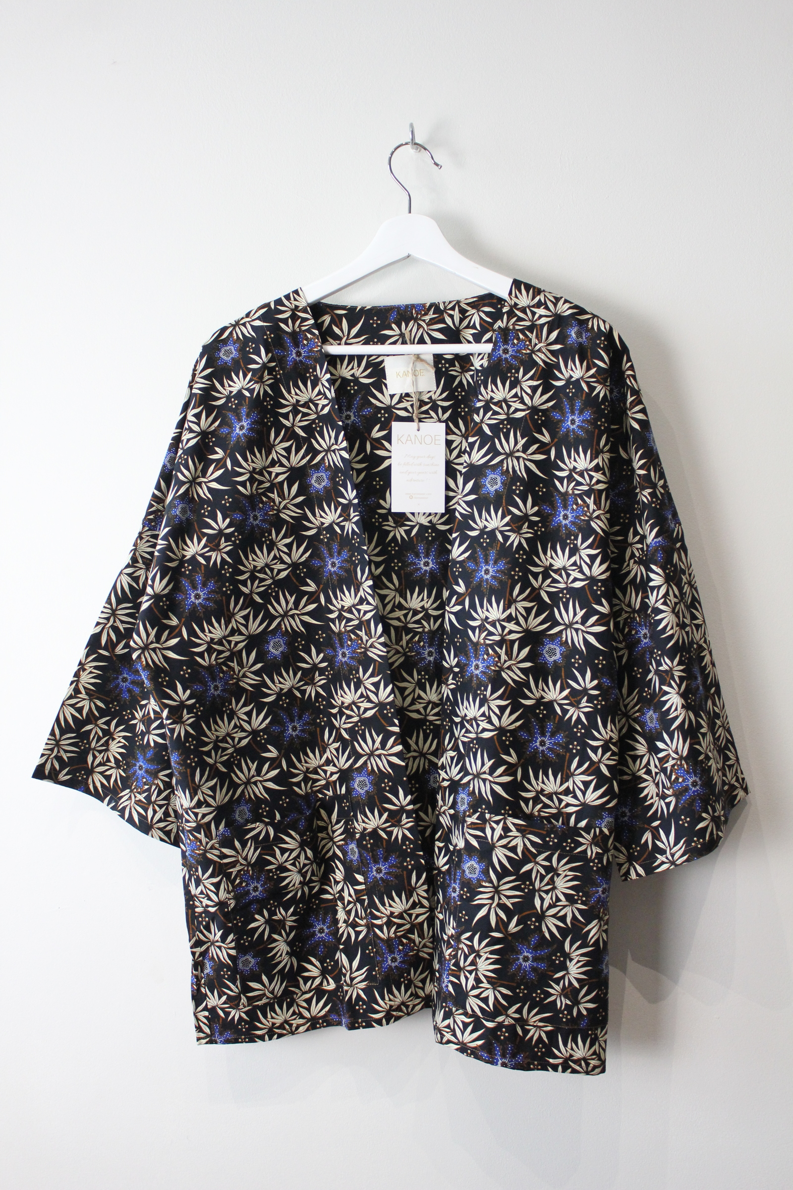 Batik Kimono Basic - Giovanni ( Blue )