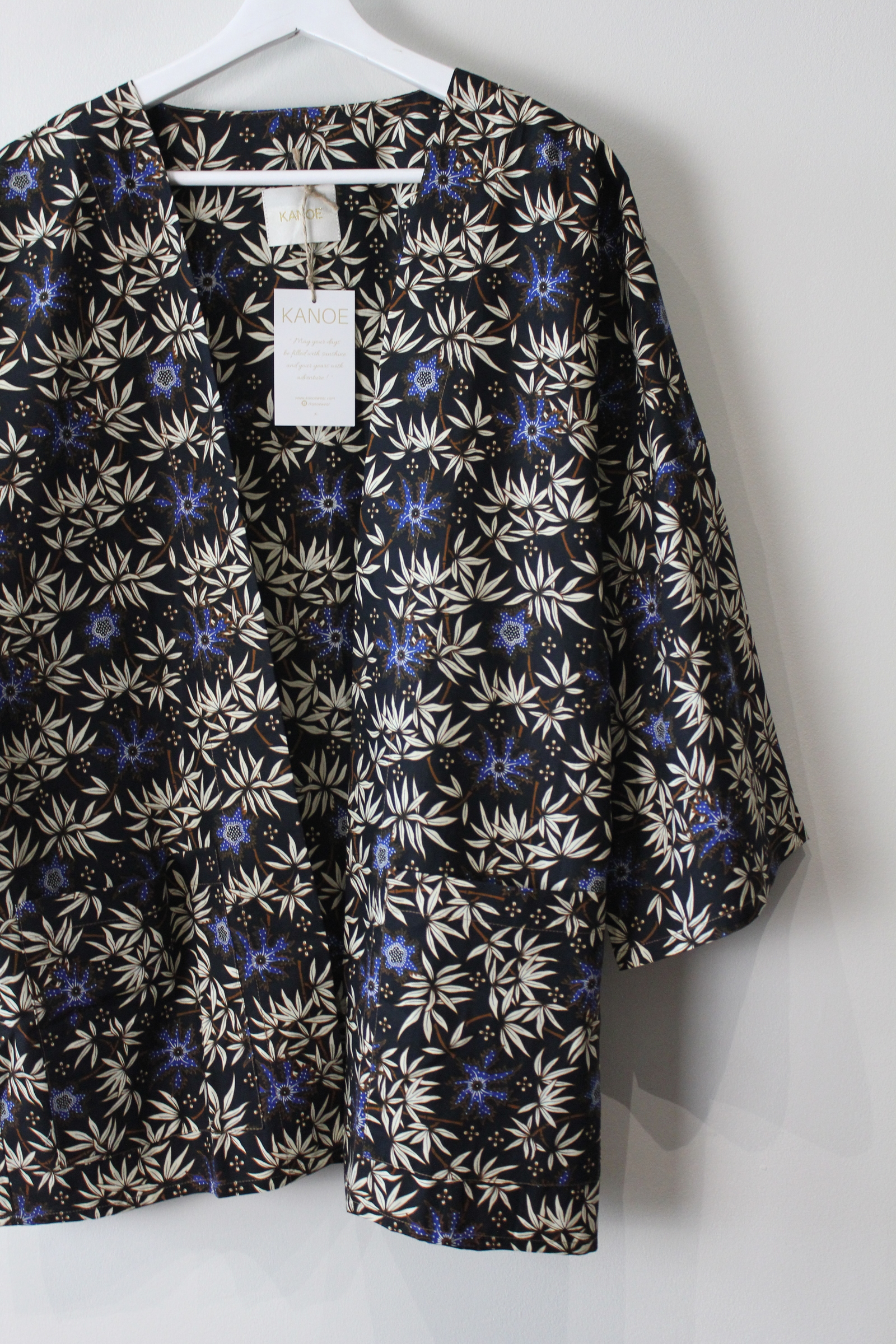 Batik Kimono Basic - Giovanni ( Blue )