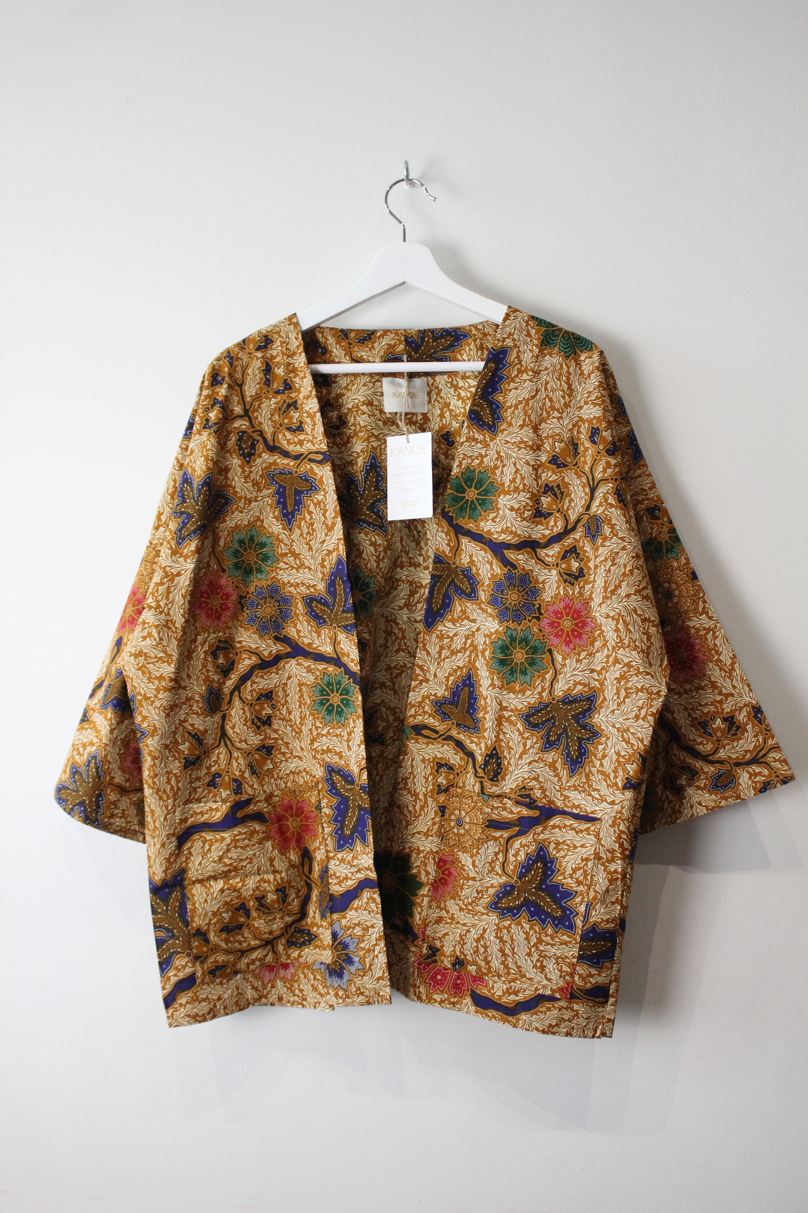 Batik Kimono Basic - Autumn (Navy Blue)