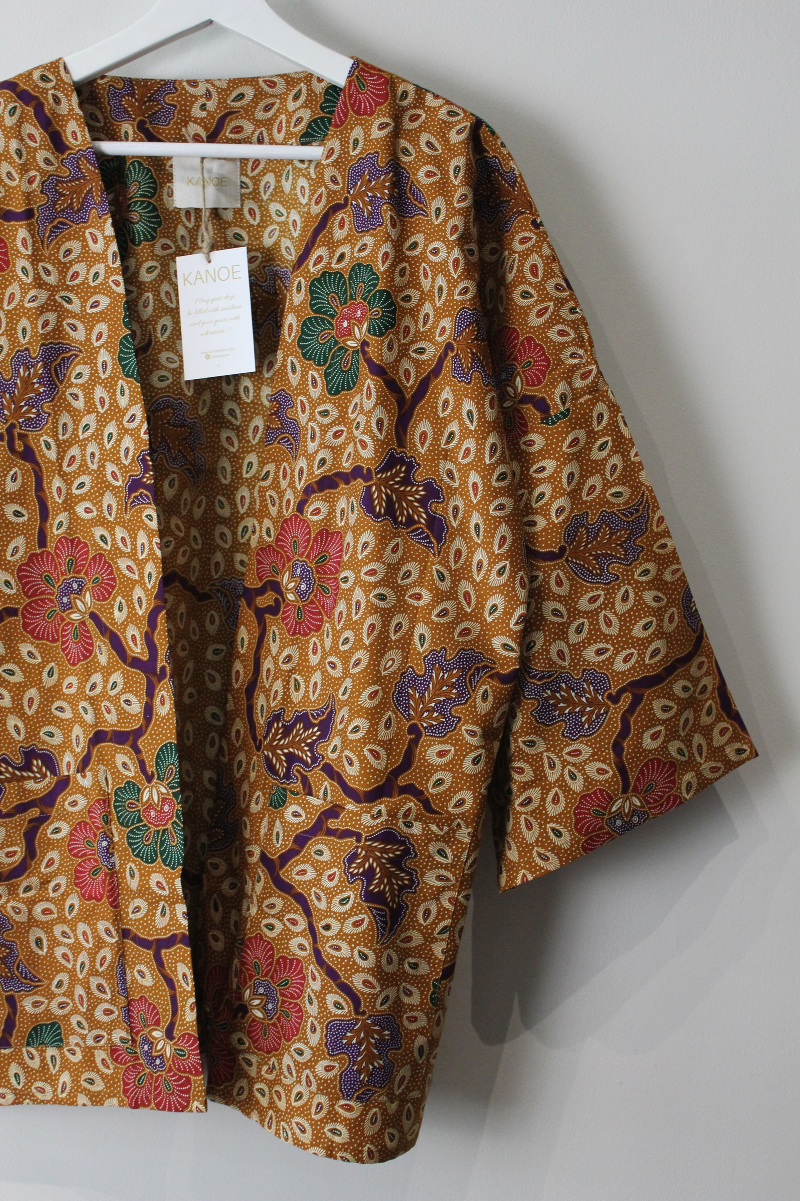 Batik Kimono Basic - Maple
