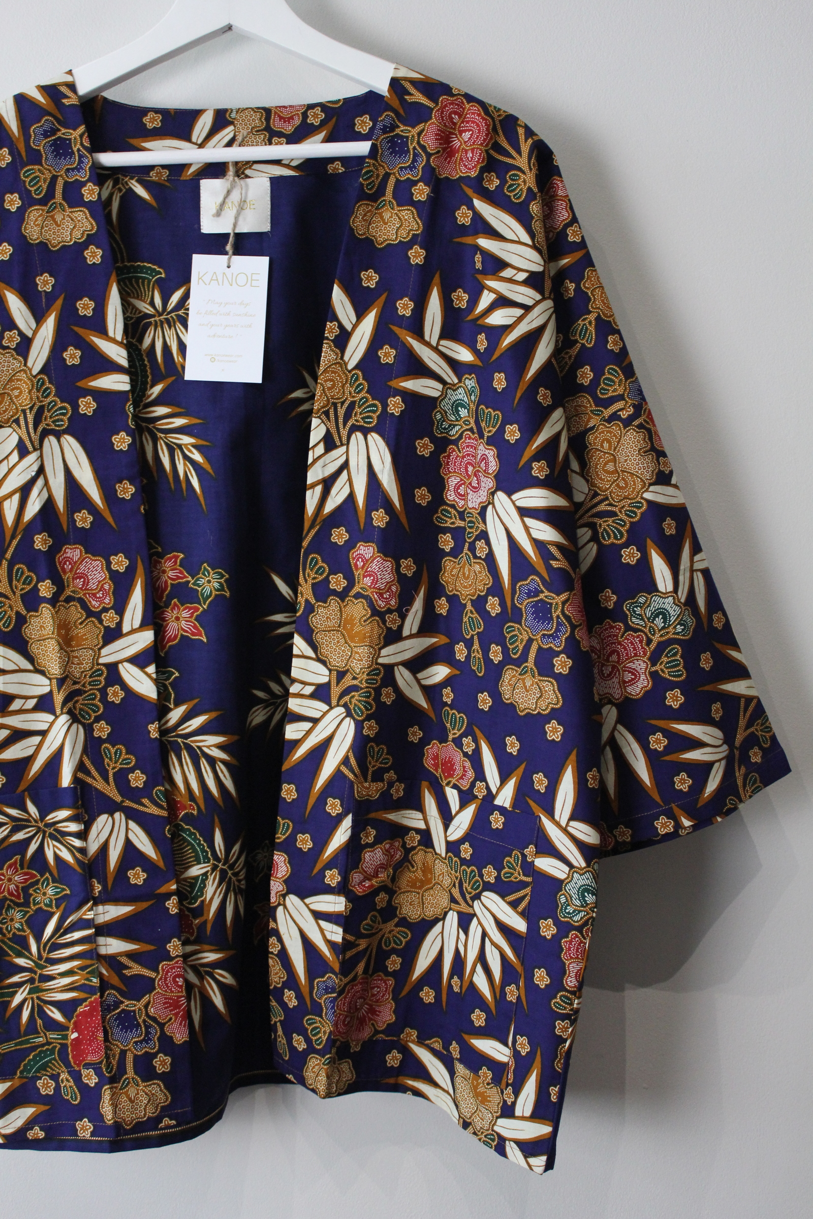 Batik Kimono Basic - Bamboo Bliss