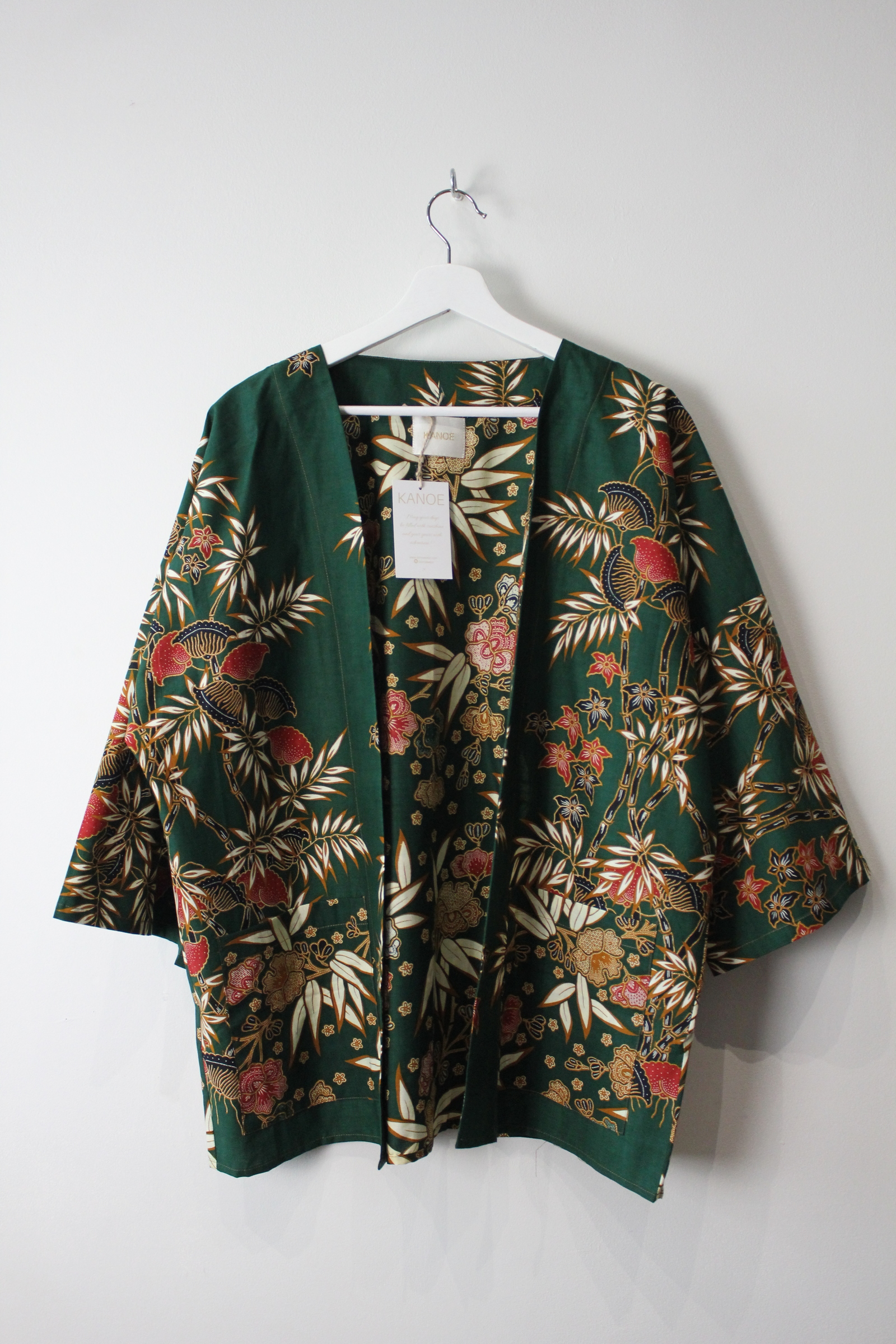 Batik Kimono Basic - Bamboo Babe (Green)