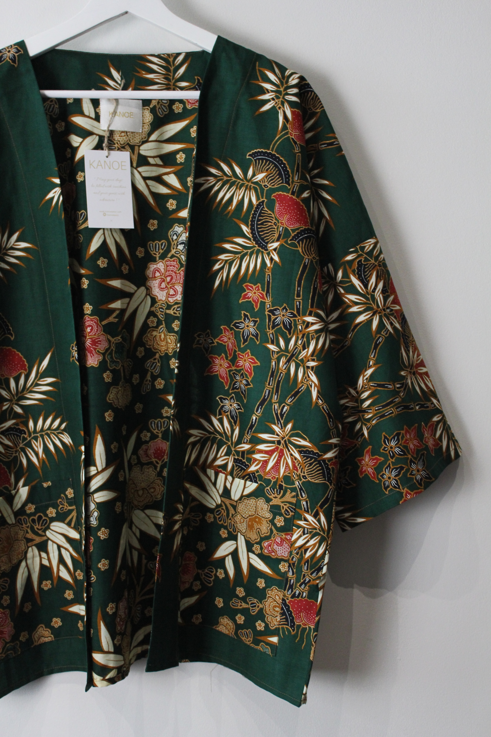 Batik Kimono Basic - Bamboo Babe (Green)