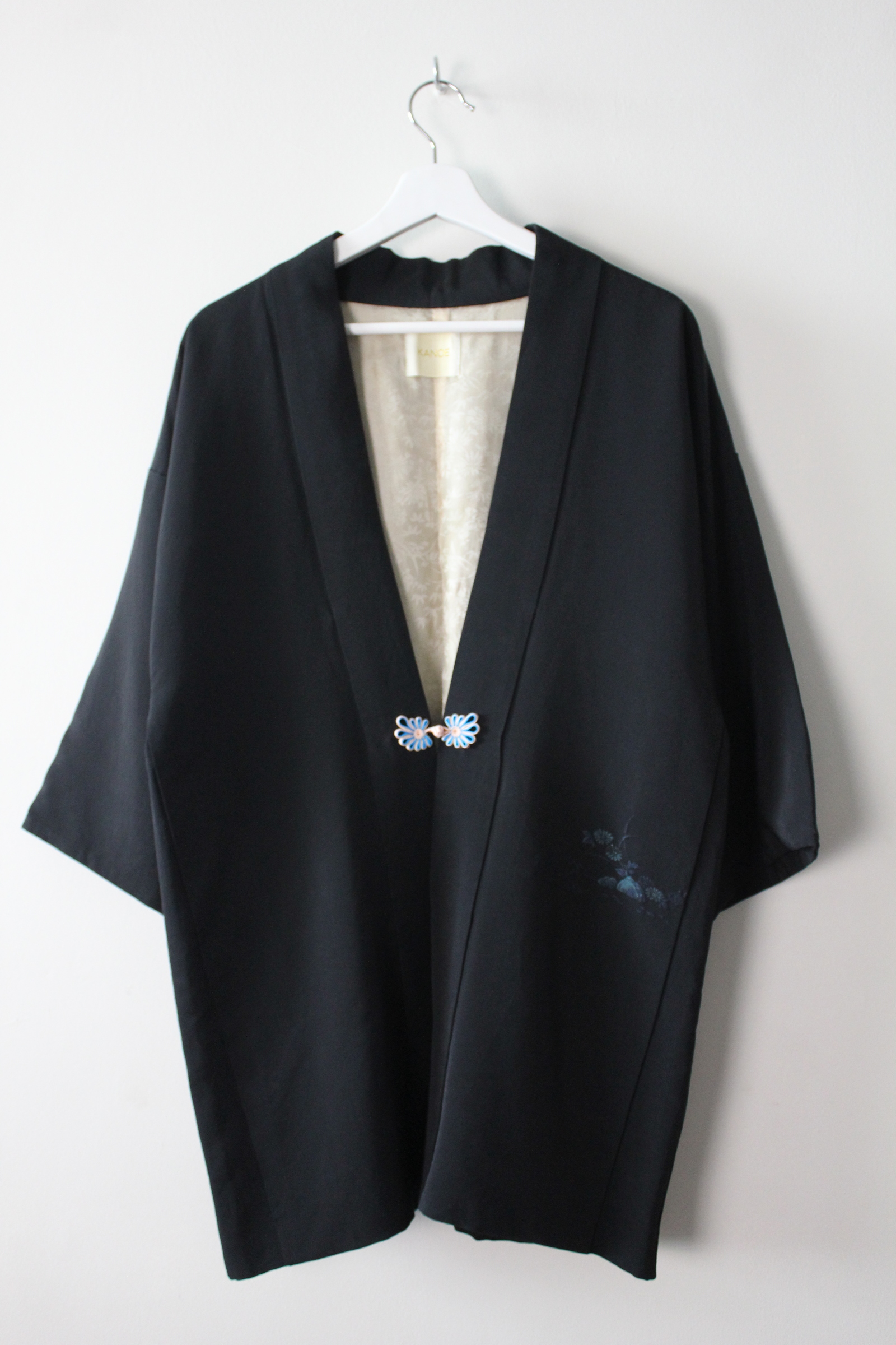 Upcycled Vintage Kimono Throwover - Moon dance