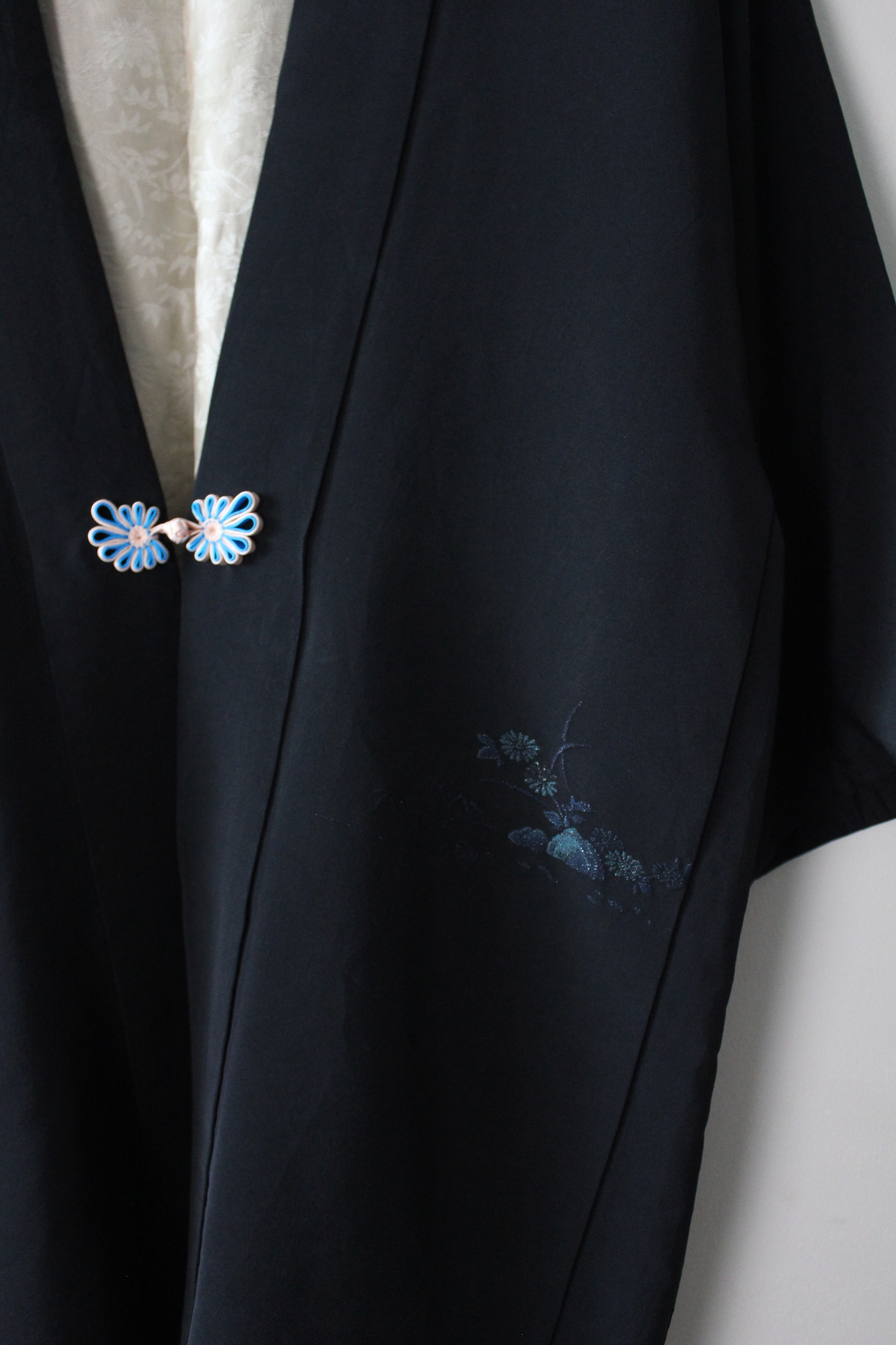 Upcycled Vintage Kimono Throwover - Moon dance
