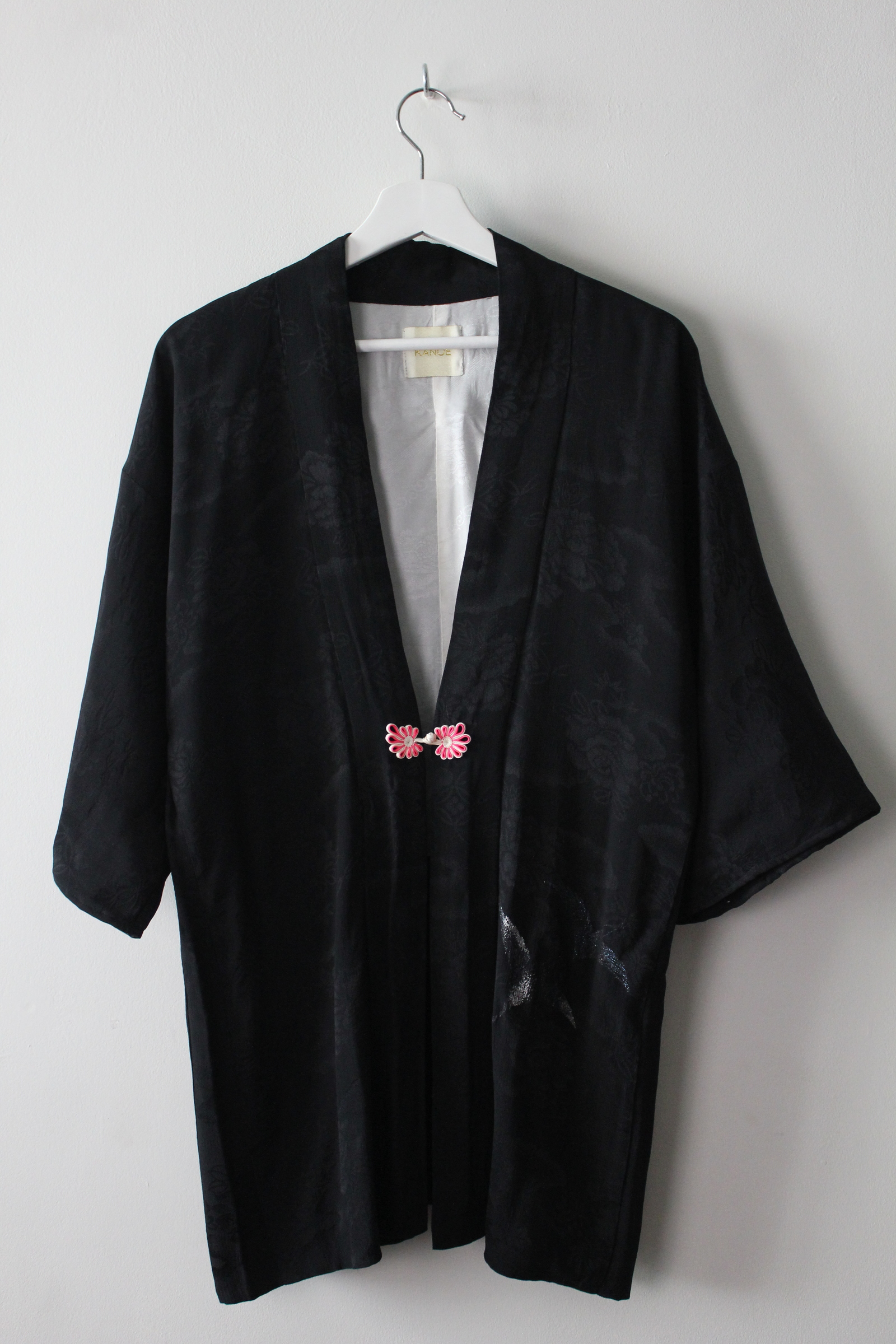 Upcycled Vintage Kimono Throwover - Moon lover