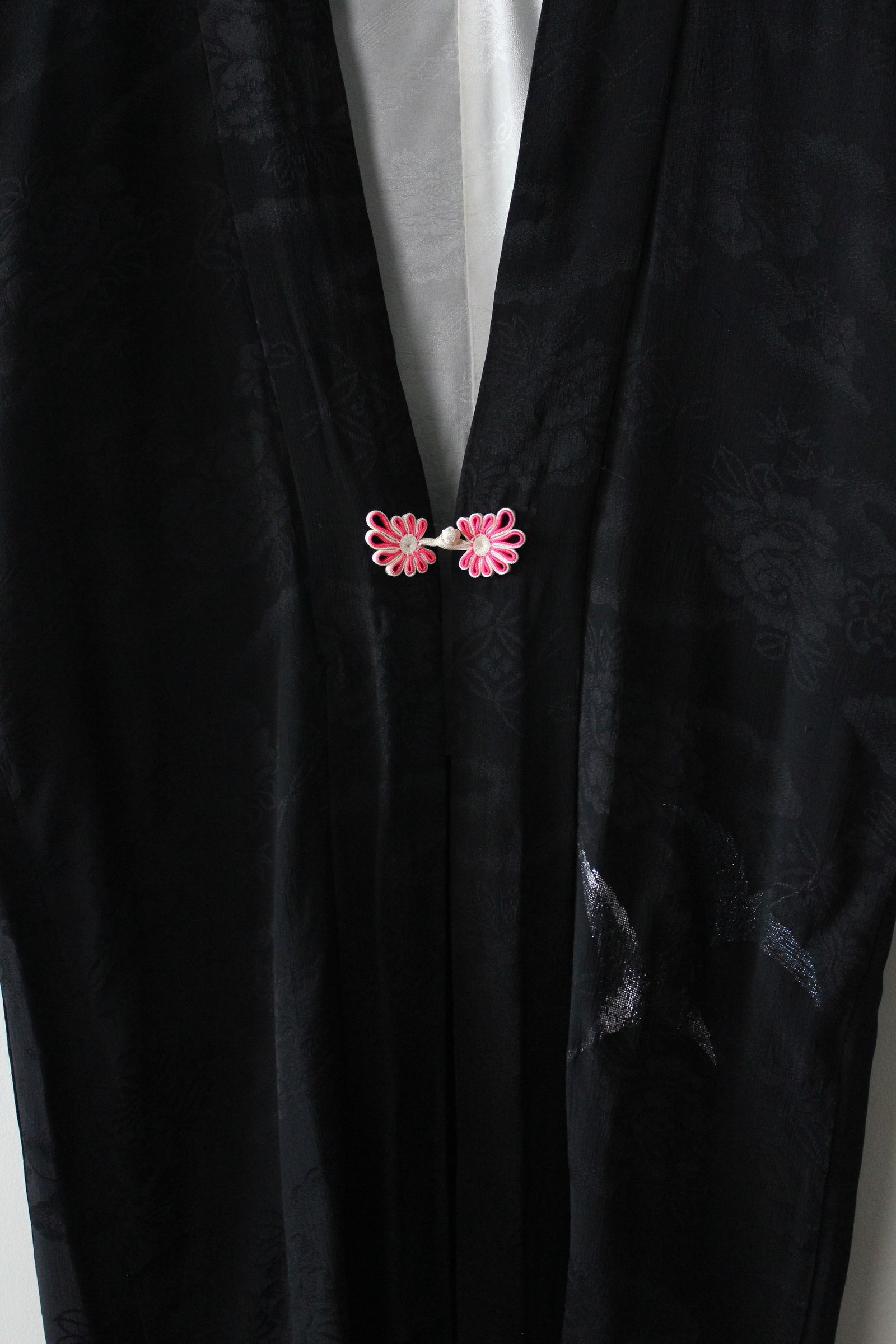Upcycled Vintage Kimono Throwover - Moon lover