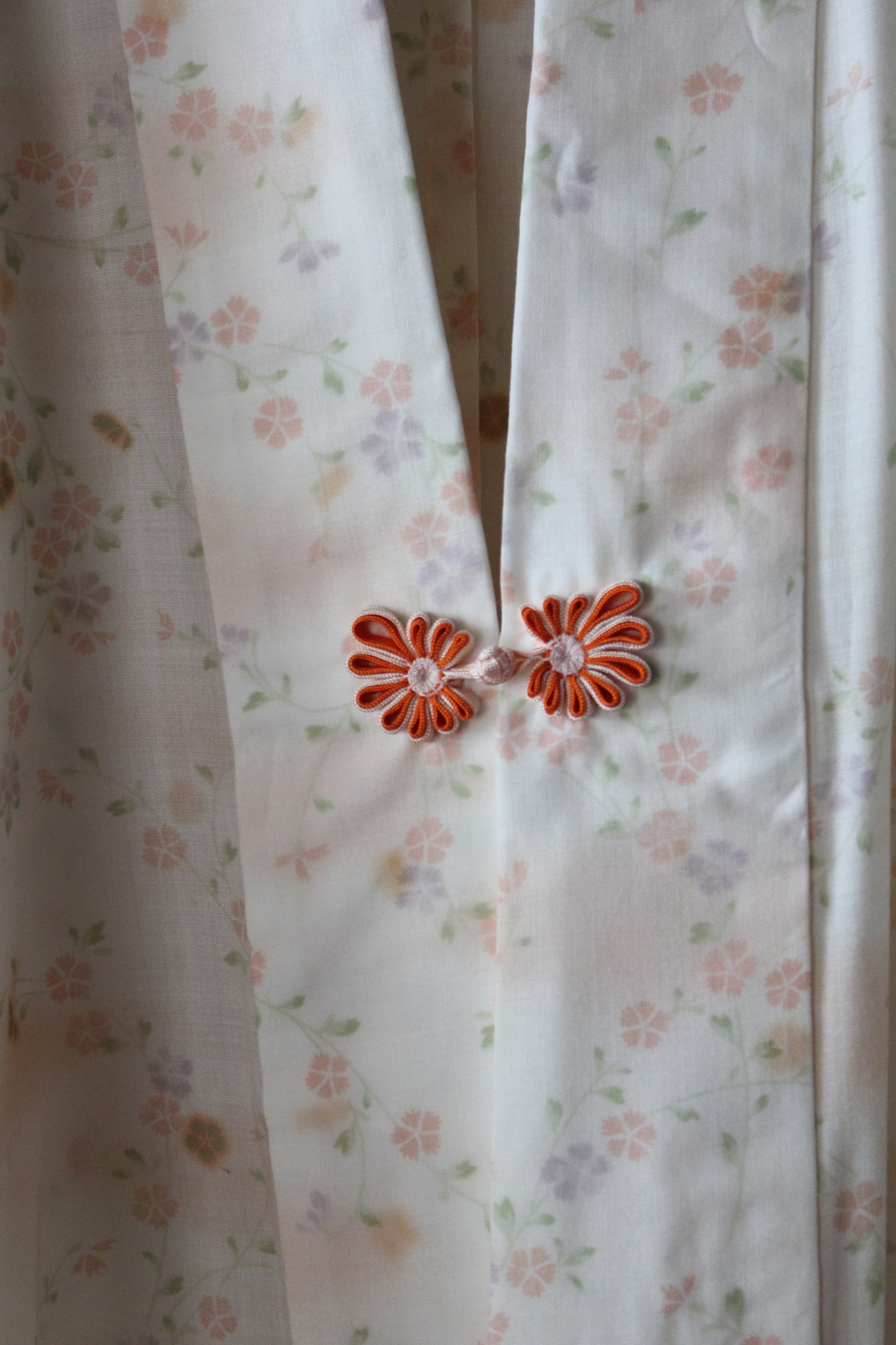 Upcycled Vintage Kimono Throwover - Sakura