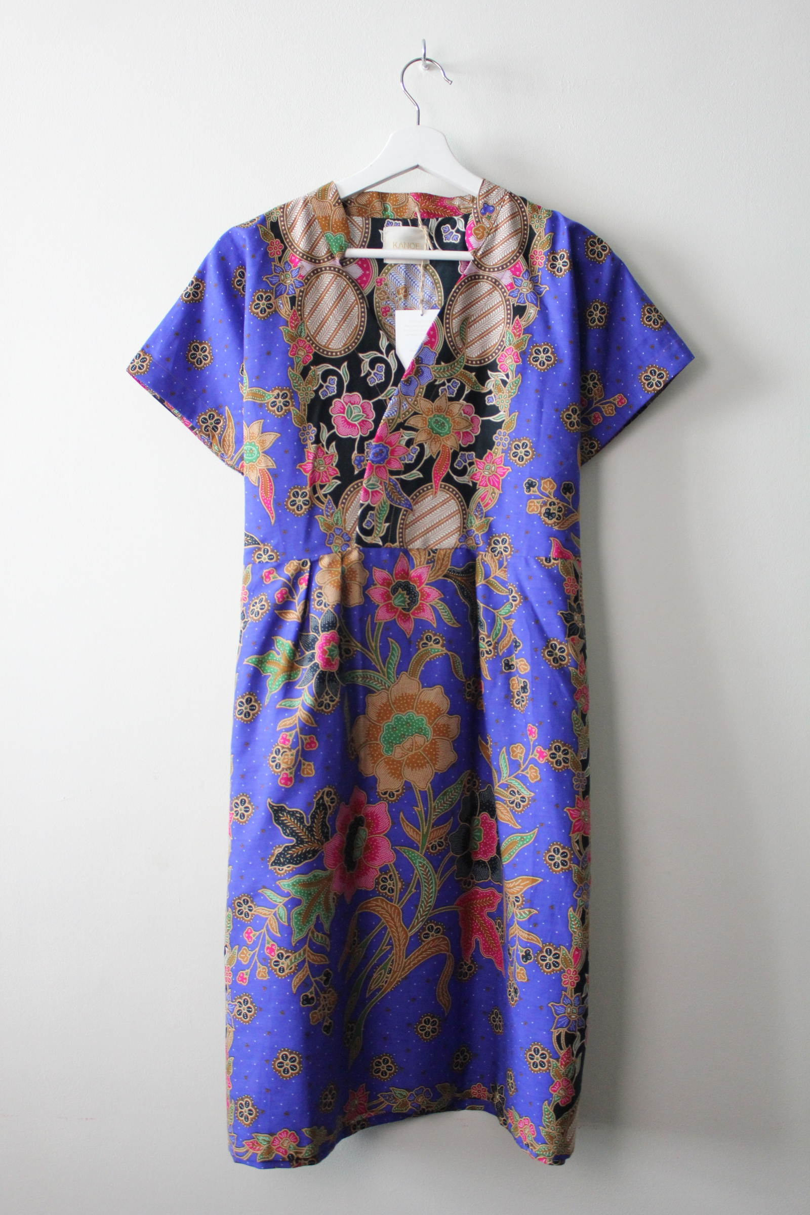 Kimono wrap dress w/ mandarin collar - Kim