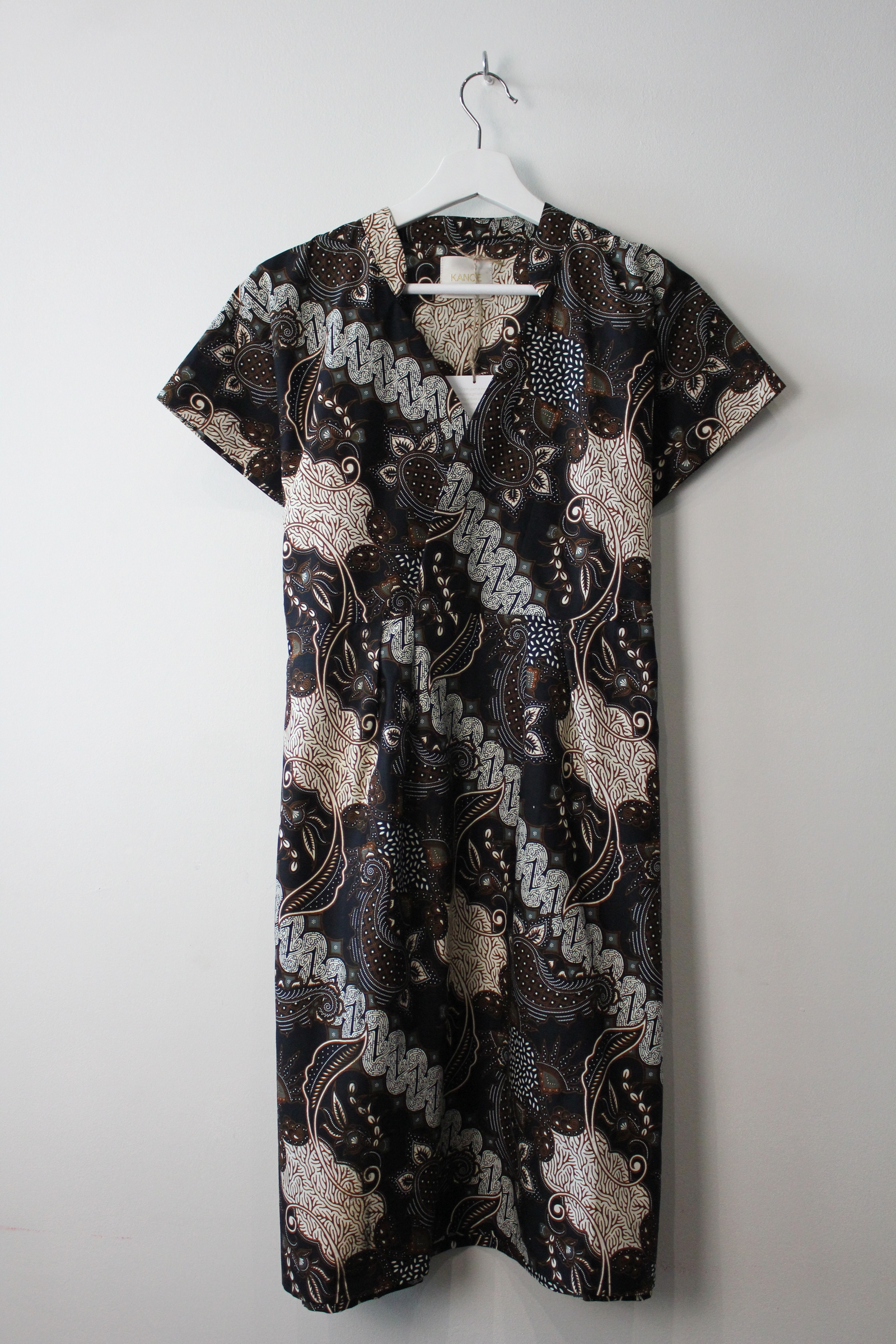 Kimono wrap dress w/ mandarin collar - Kris