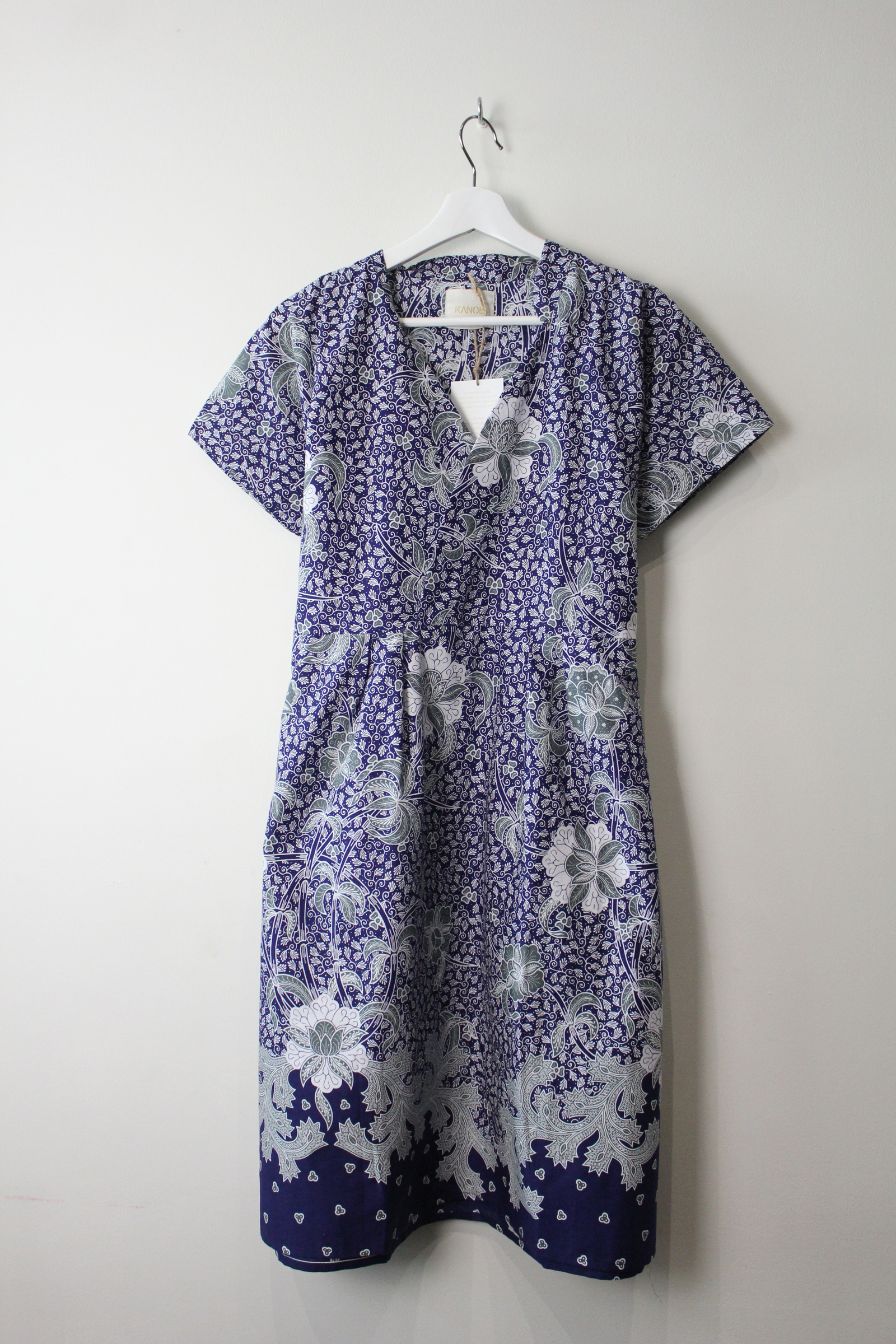 Kimono wrap dress w/ mandarin collar - Bee