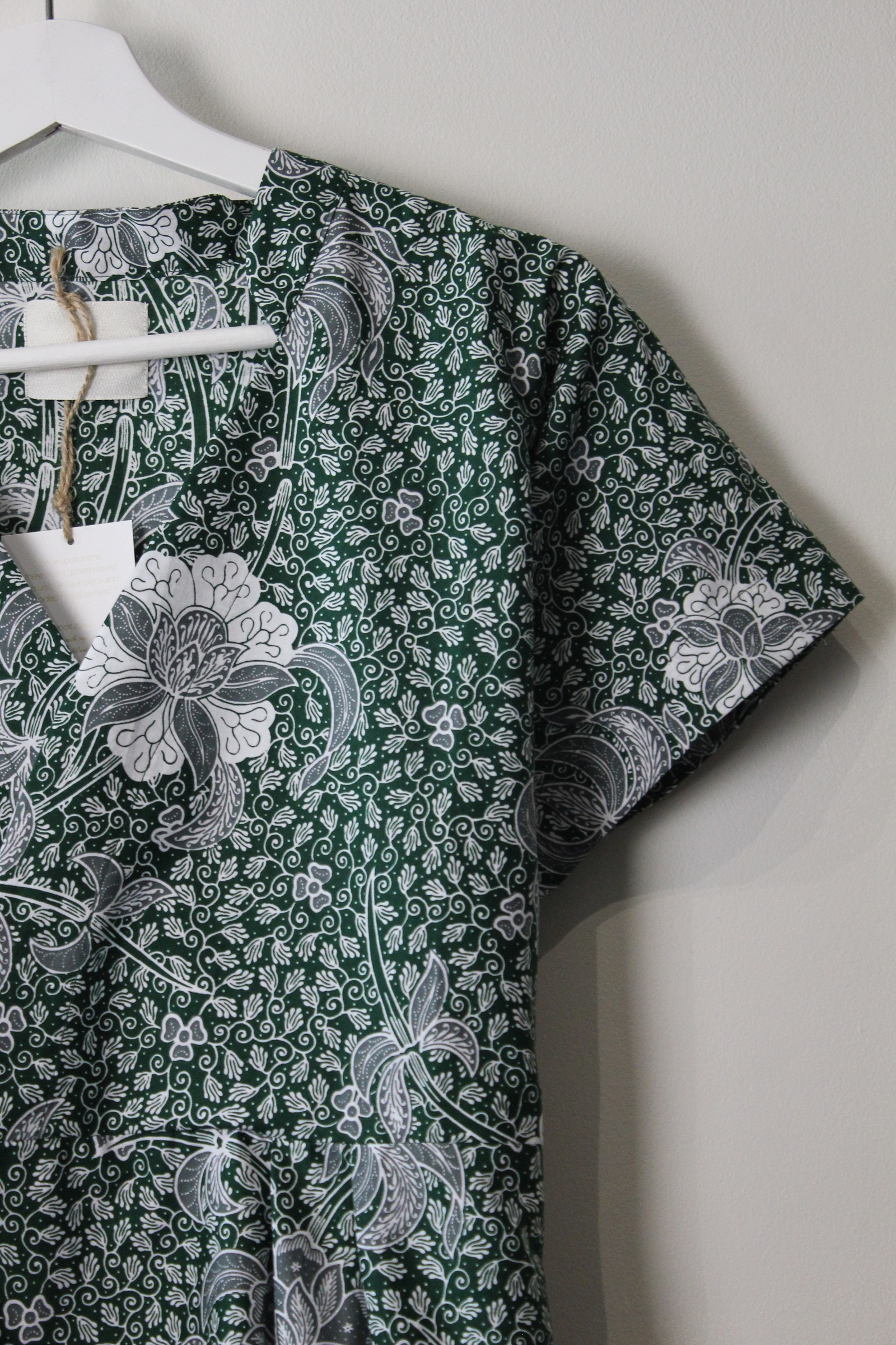 Kimono wrap dress w/ mandarin collar - Nellie
