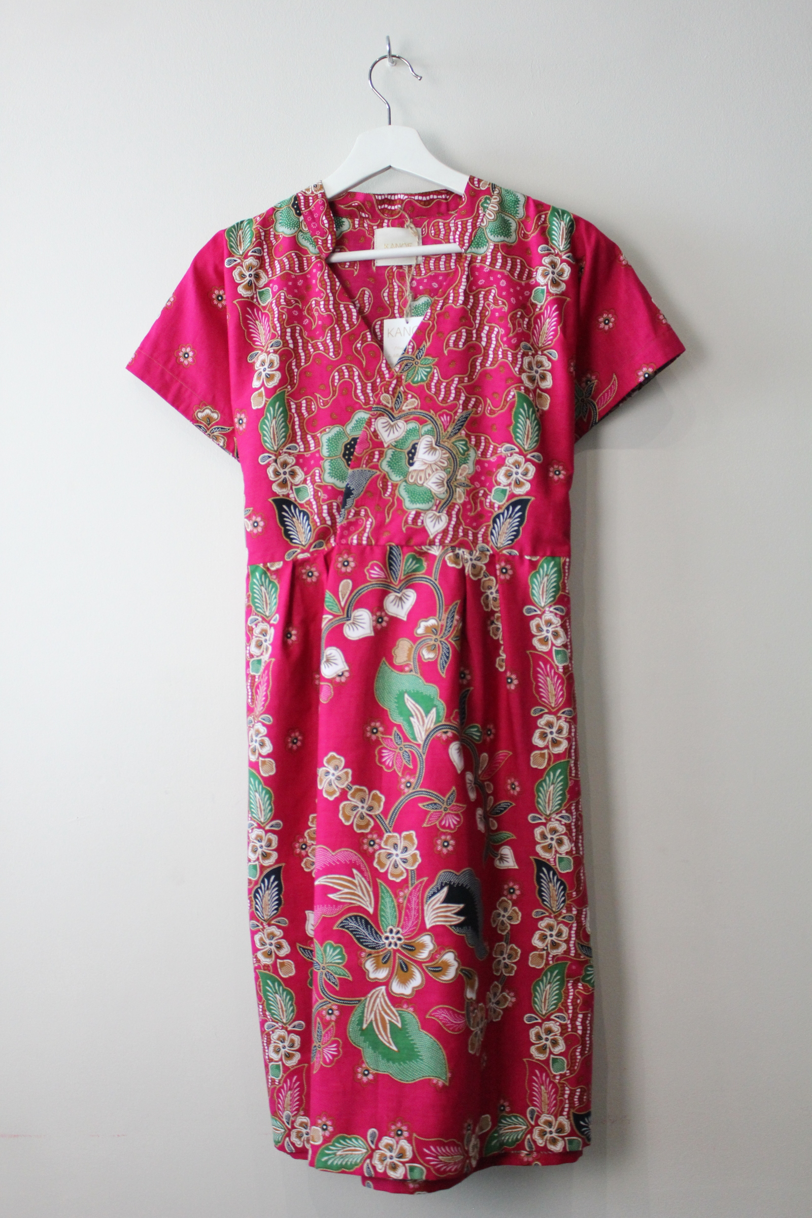Kimono wrap dress w/ mandarin collar - Rainne