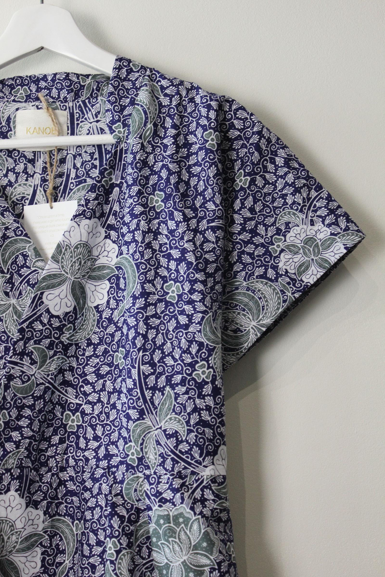 Kimono wrap dress w/ mandarin collar - Bee