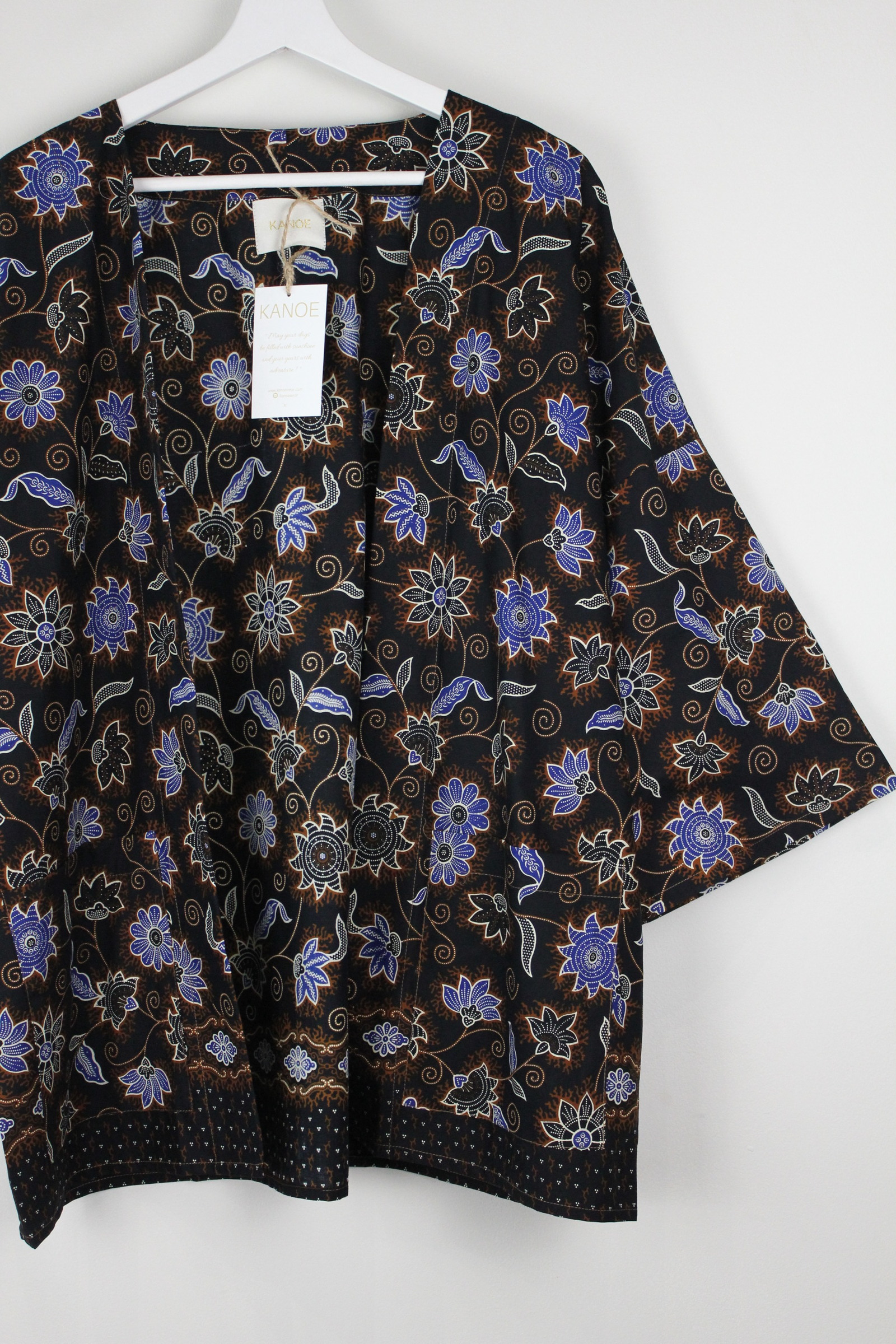 Batik Kimono Basic - Jasper (Blue)