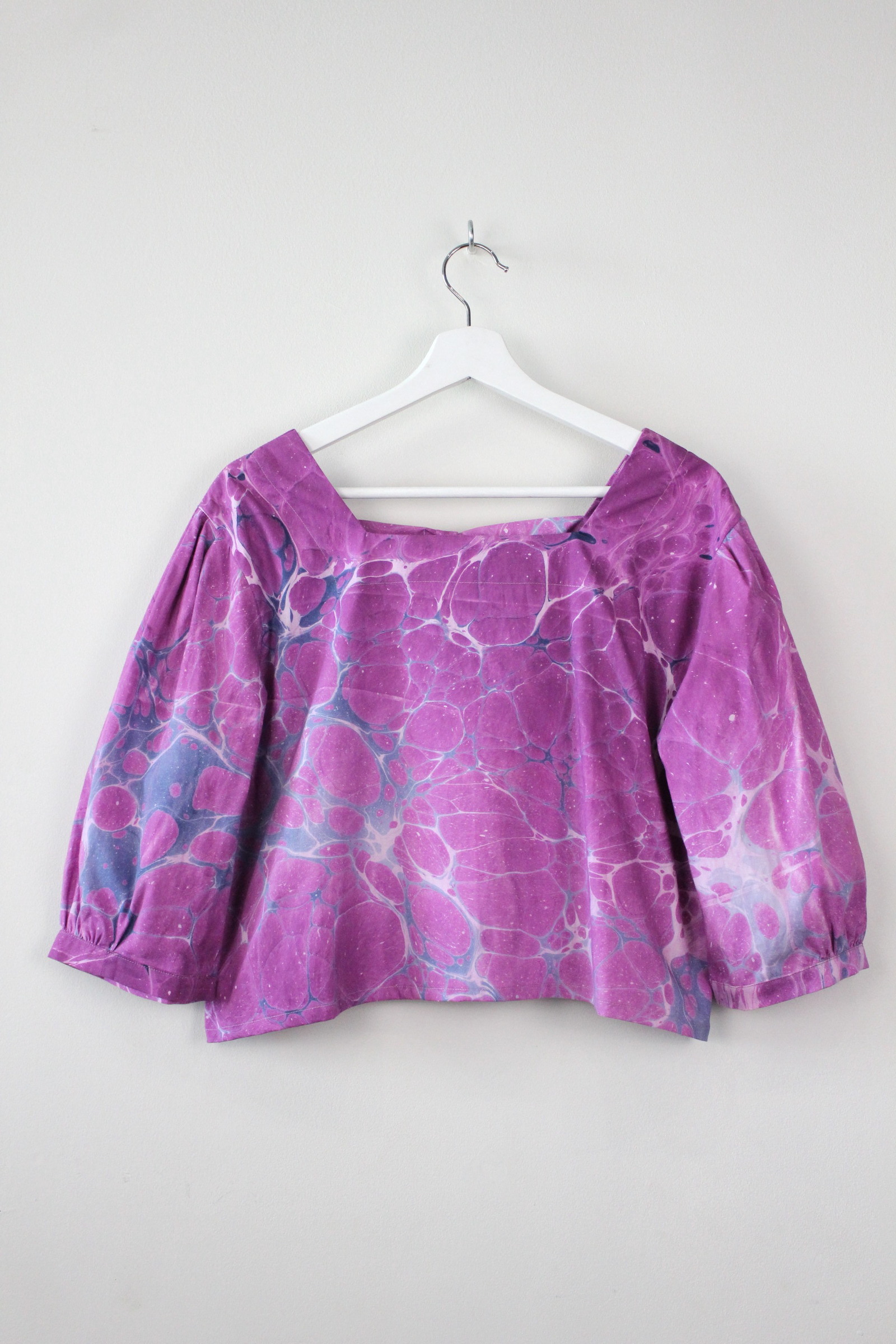 Hand Marbled Bishop Top - Ruba