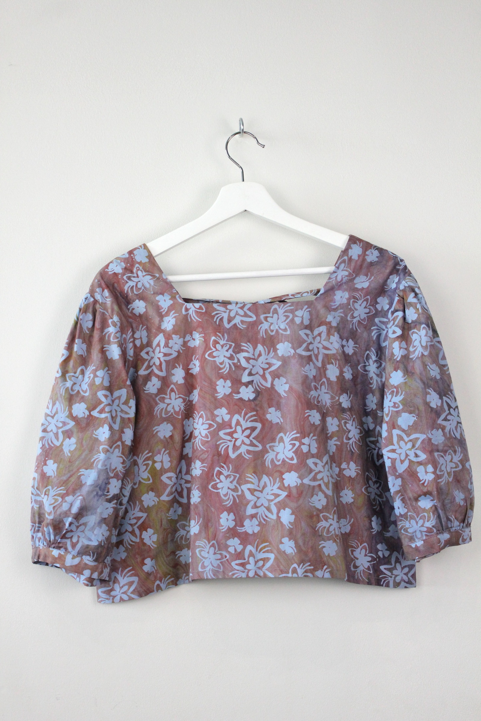 Hand Marbled Bishop Top - Zina