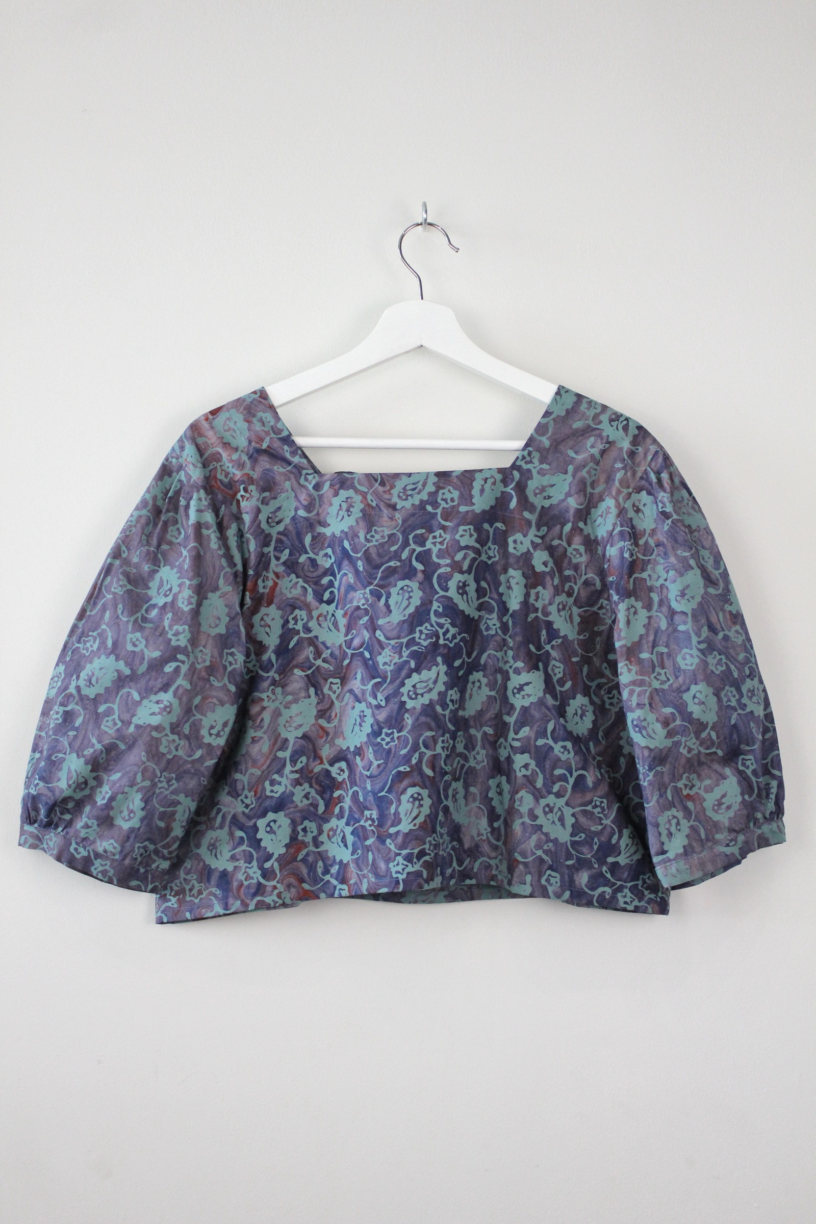 Hand Marbled Bishop Top - Kira