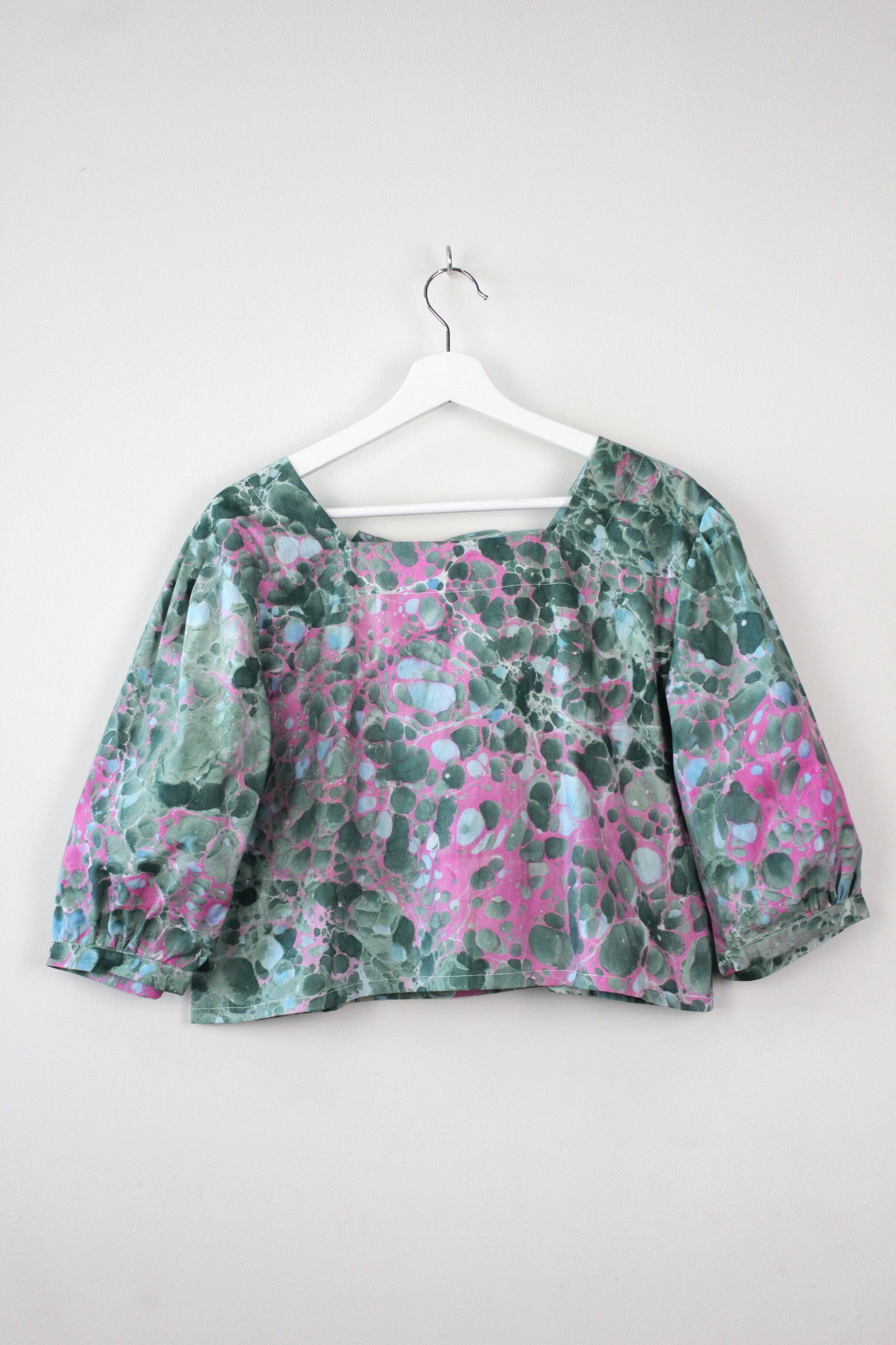 Hand Marbled Bishop Top - Reva