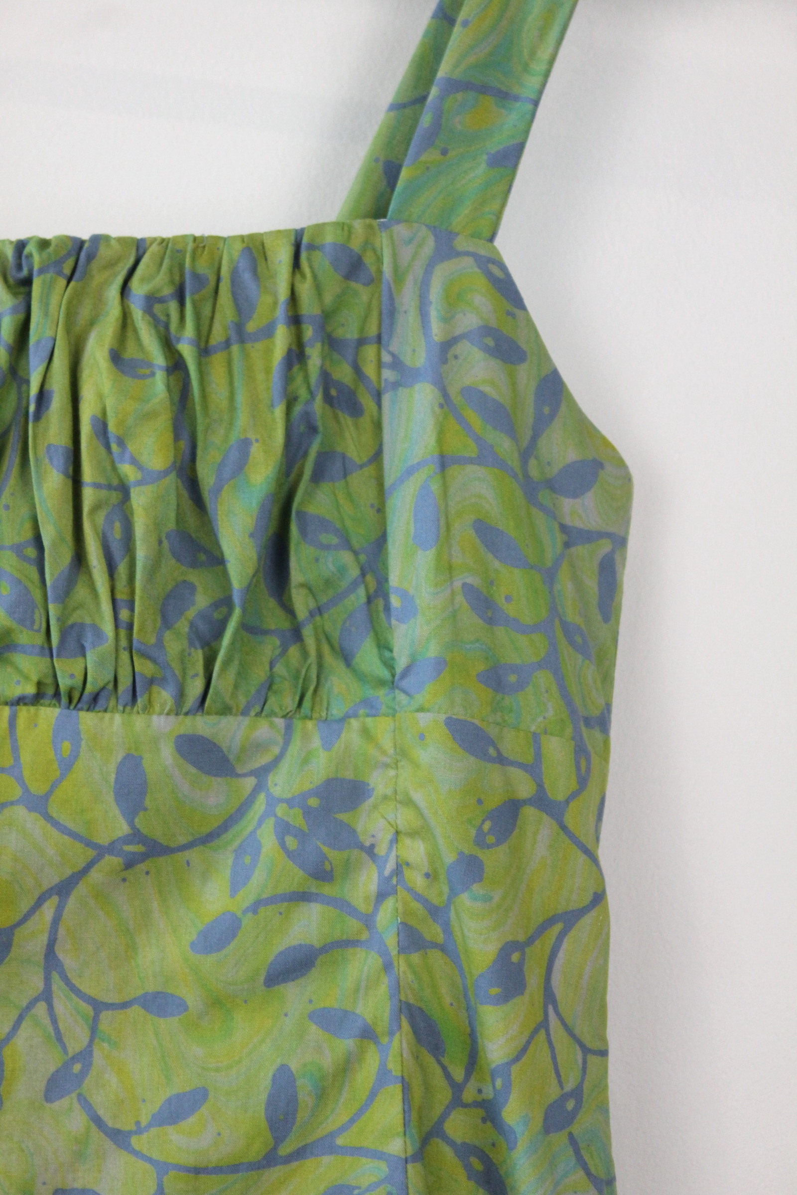 Hand Marbled Batik Dress - Nalita