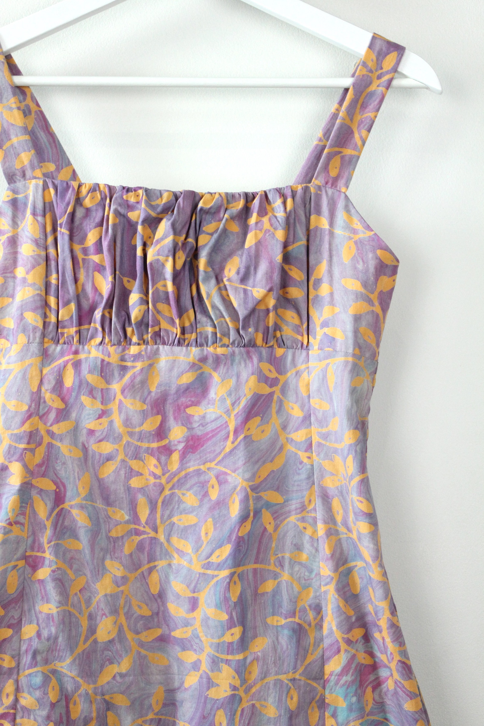 Hand Marbled Batik Dress - Lou
