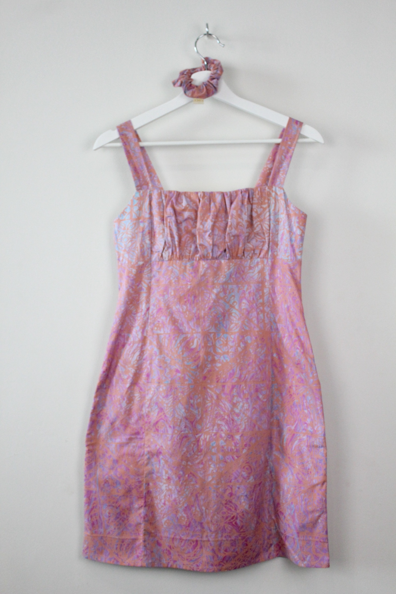 Hand Marbled Batik Dress - Samira