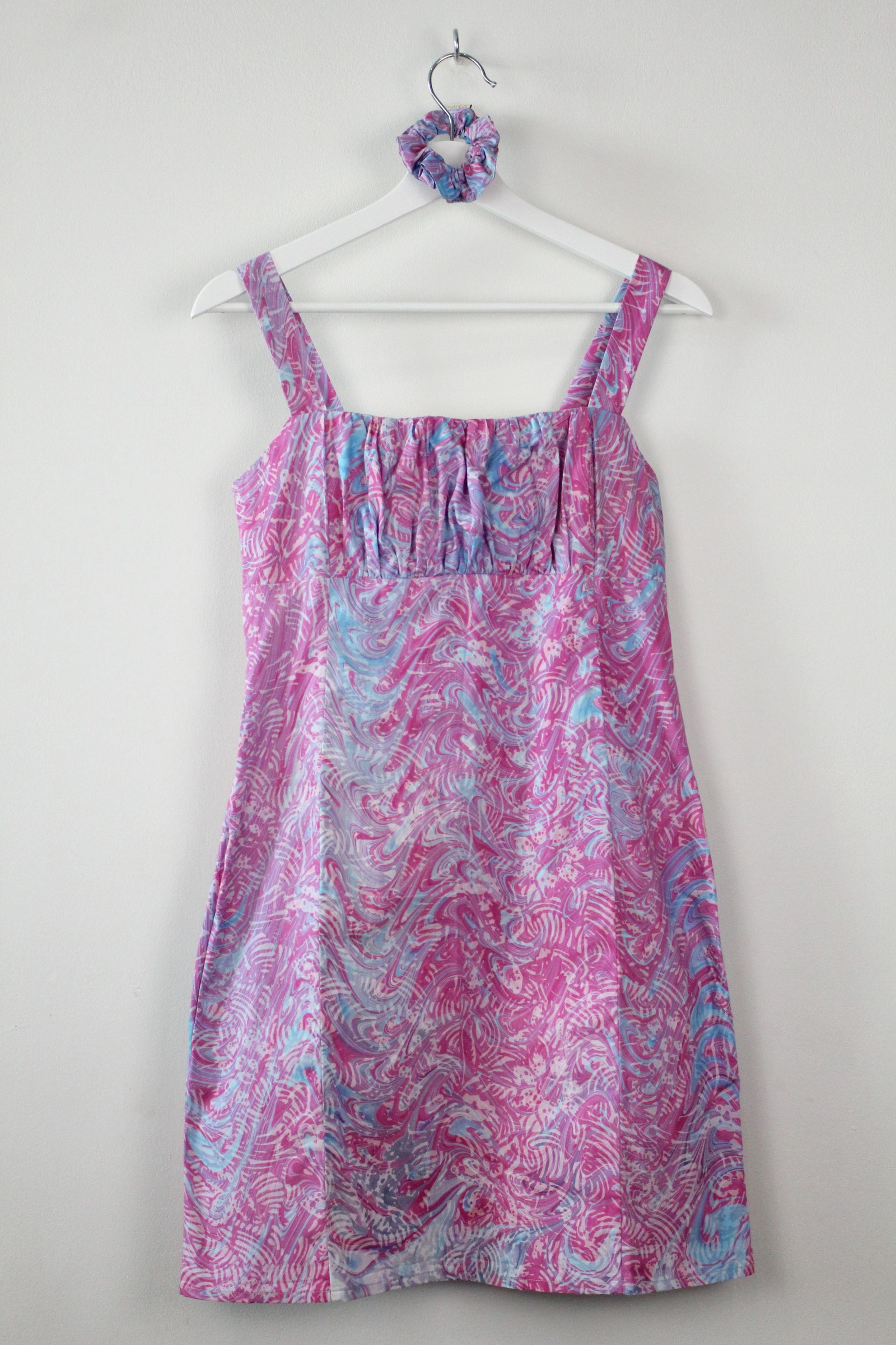 Hand Marbled Batik Dress - Yamilla