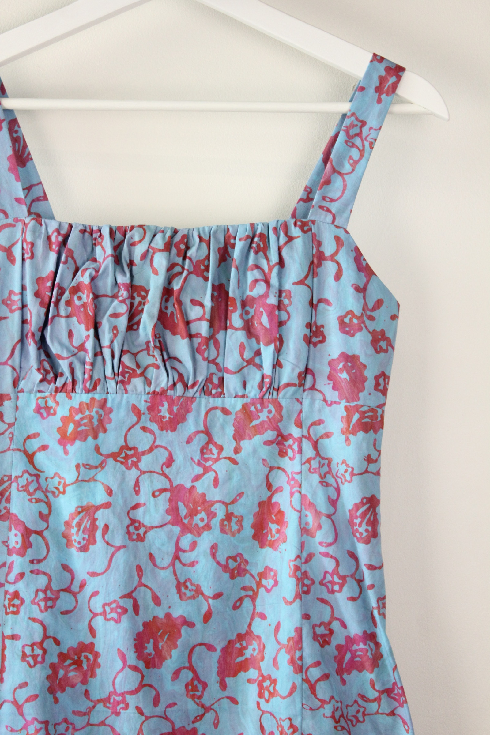 Hand Marbled Batik Dress - Toni