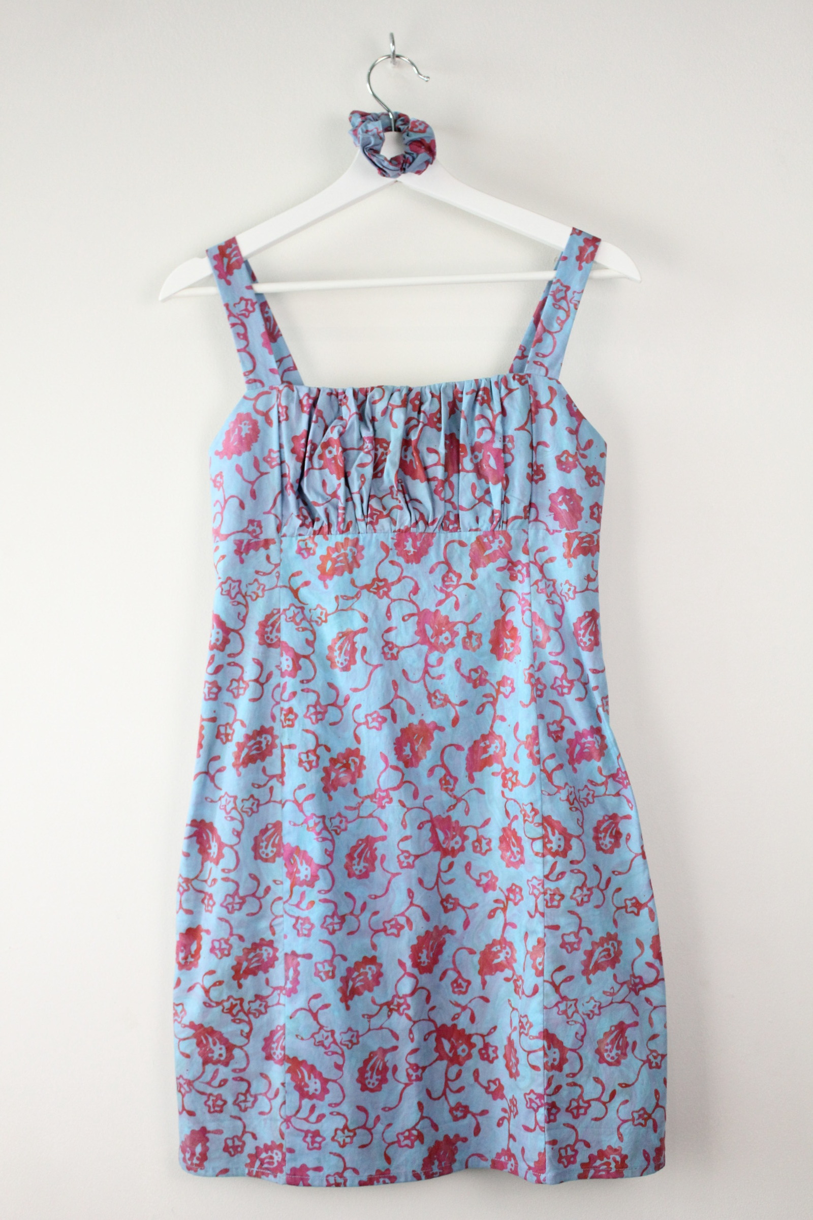 Hand Marbled Batik Dress - Toni