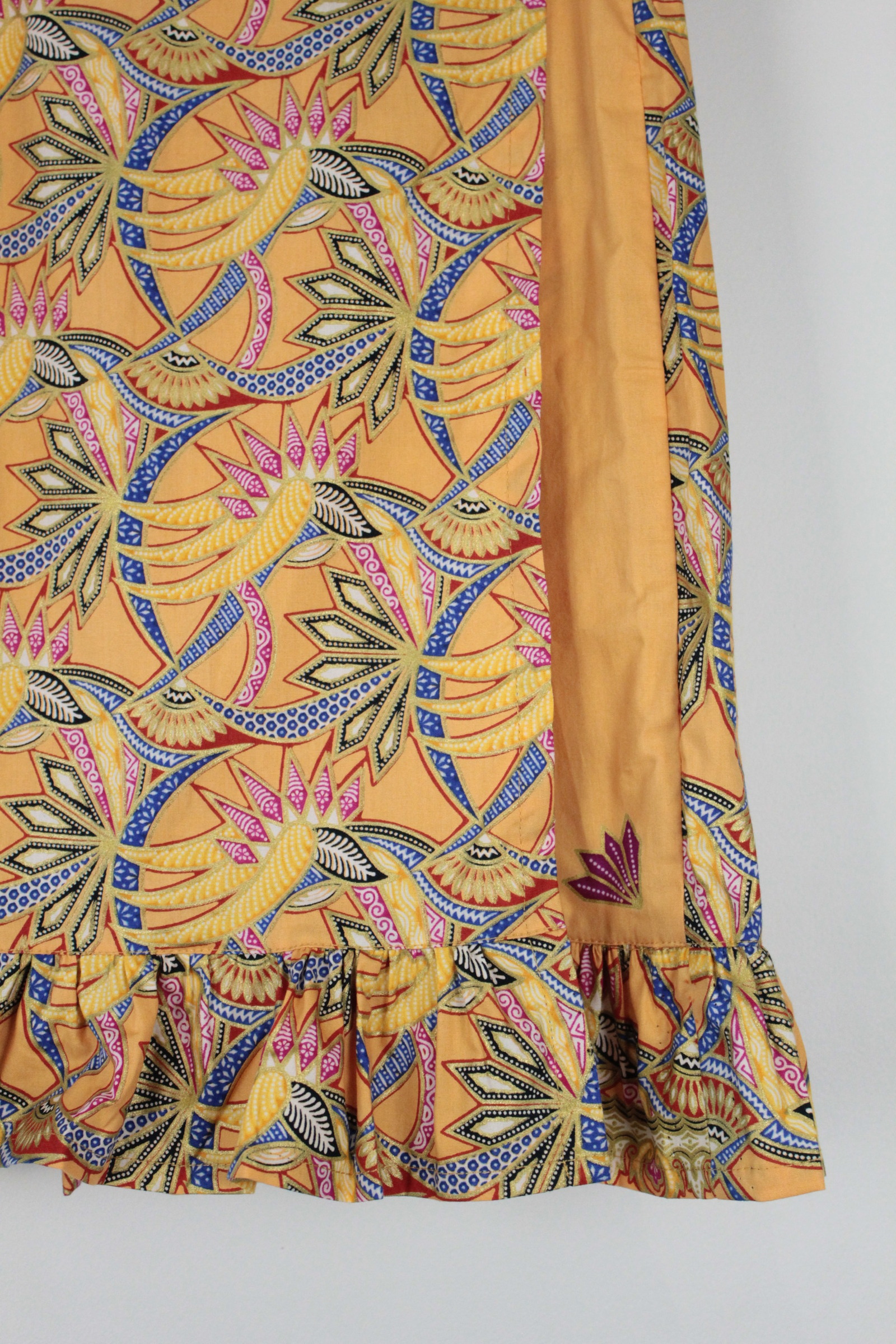 Lil Batik Wrap Skirt - Lemon Drop