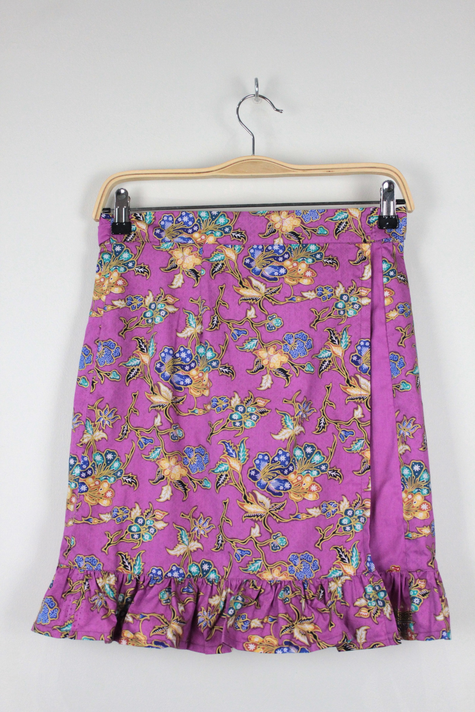 Lil Batik Wrap Skirt - Berry Bliss