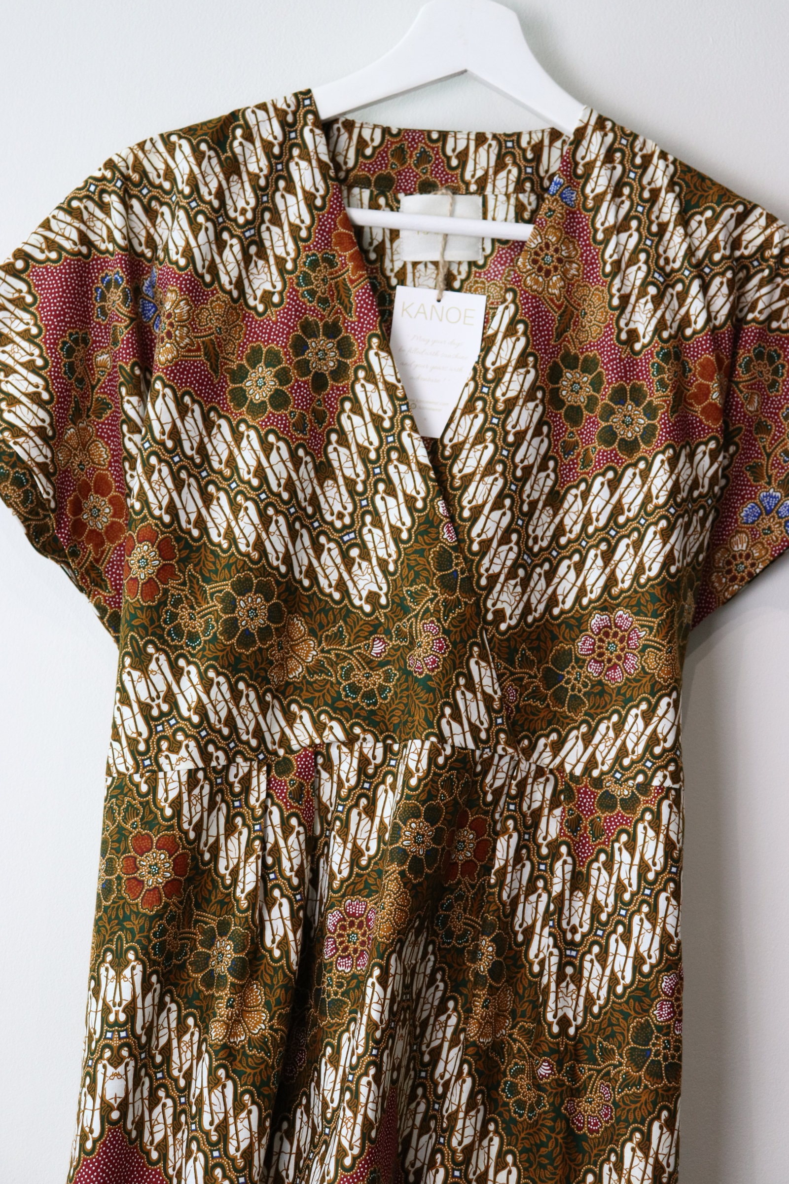 Kimono wrap dress - Gina (Ruby)