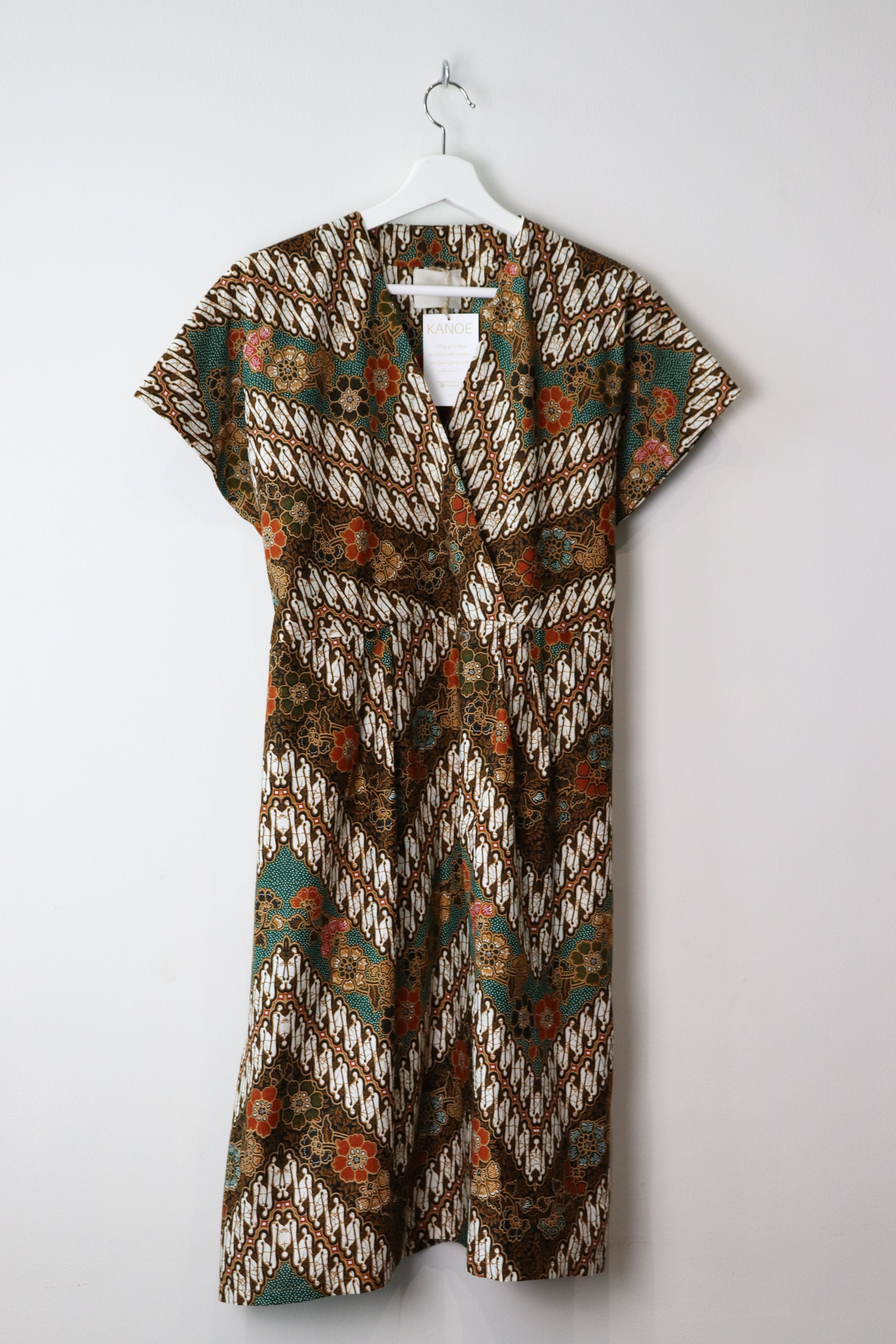 Kimono wrap dress - Gina (Emerald)