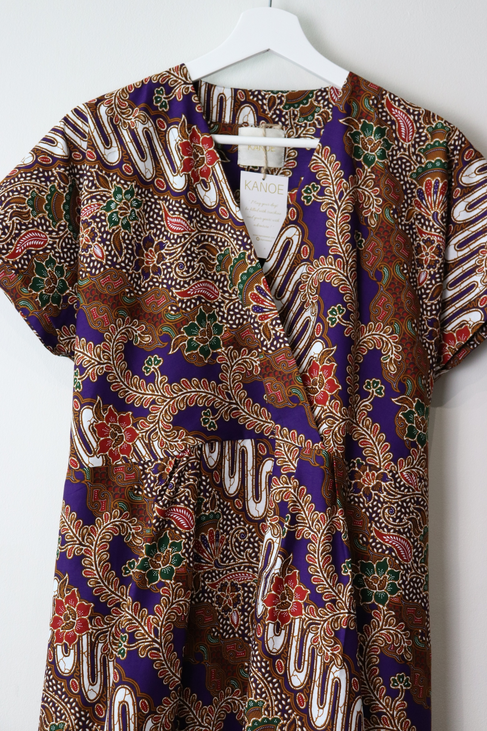 Kimono wrap dress - Amethyst