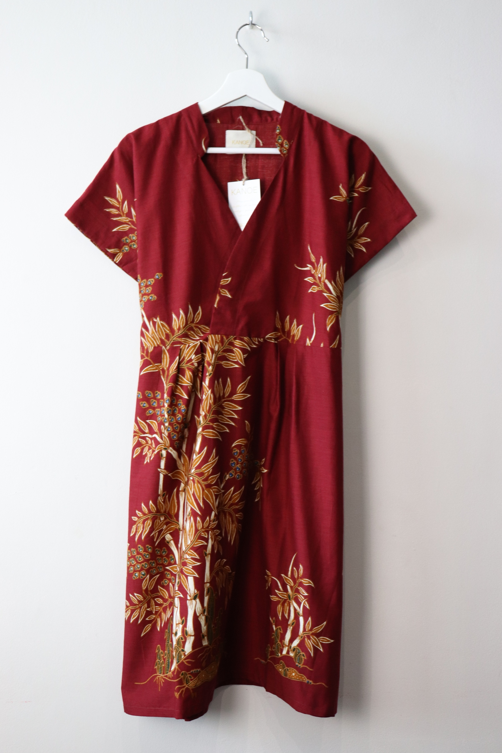 Kimono wrap dress w/ mandarin collar - Hope