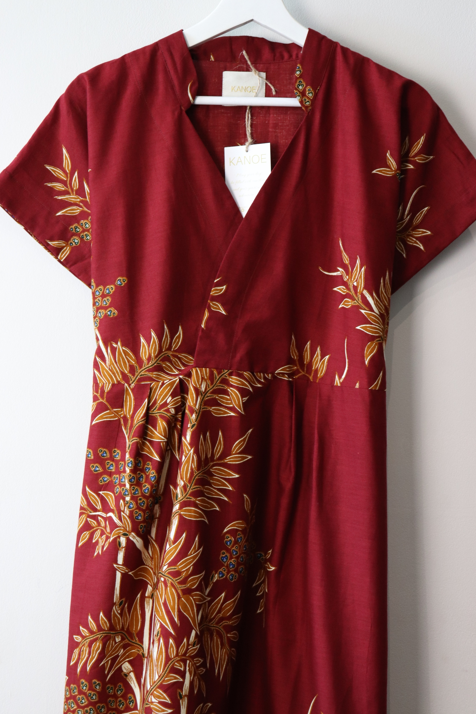 Kimono wrap dress w/ mandarin collar - Hope