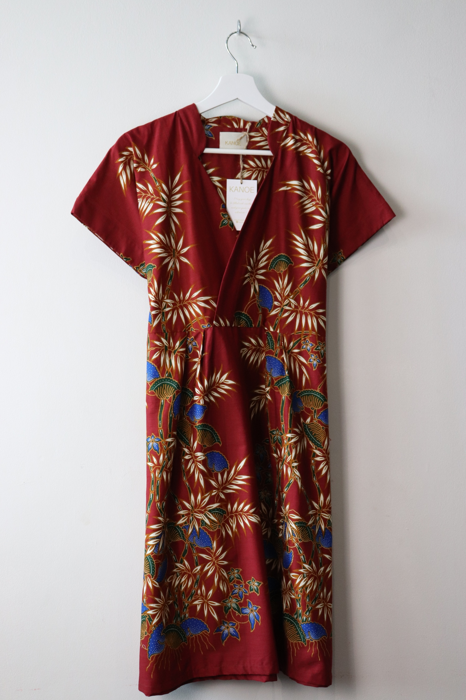 Kimono wrap dress w/ mandarin collar - Rudie