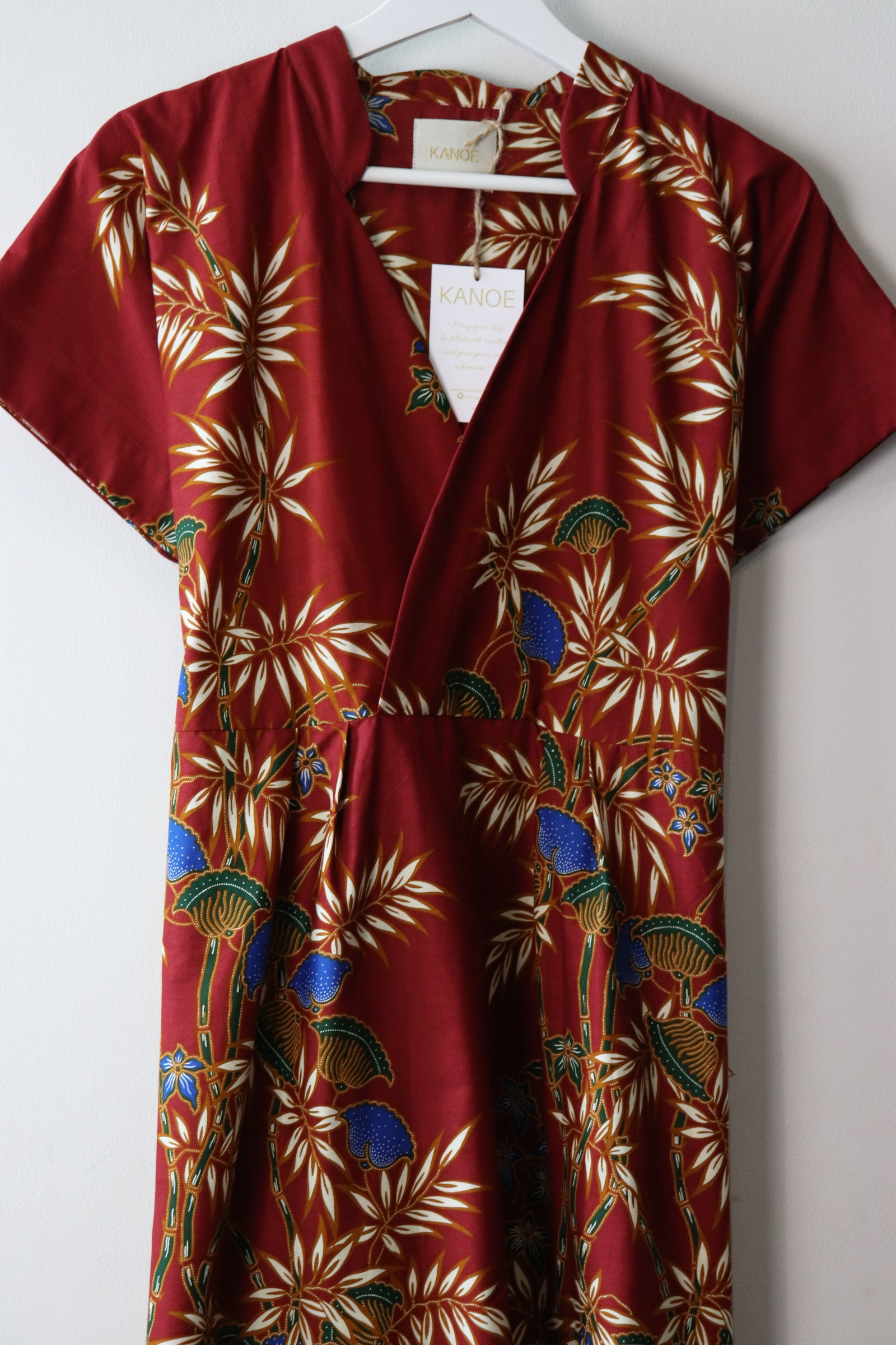 Kimono wrap dress w/ mandarin collar - Rudie