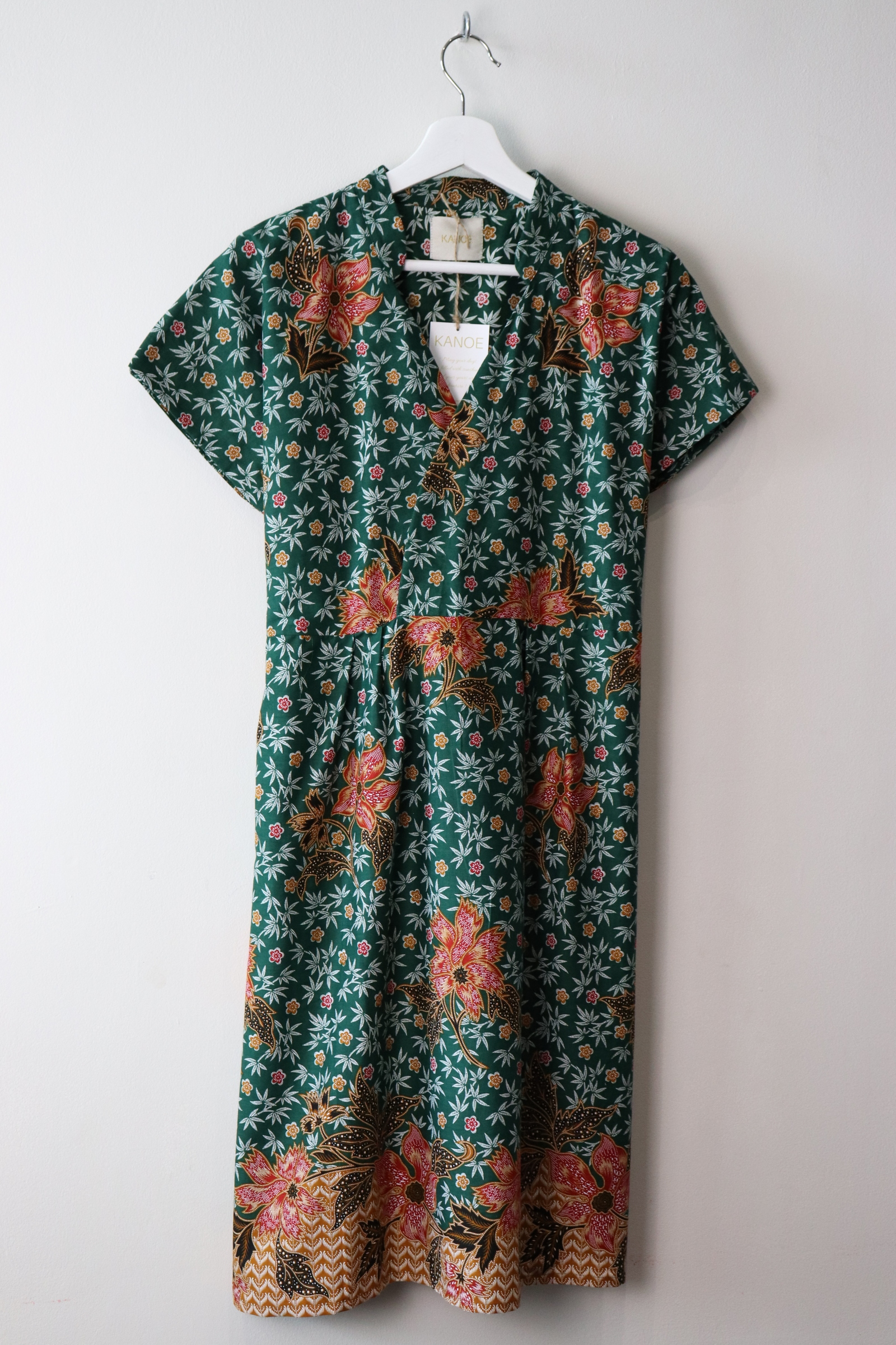 Kimono wrap dress w/ mandarin collar - Treehugger