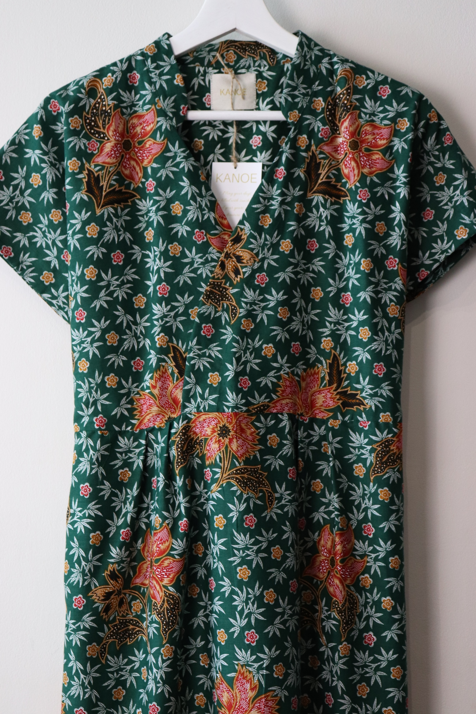 Kimono wrap dress w/ mandarin collar - Treehugger