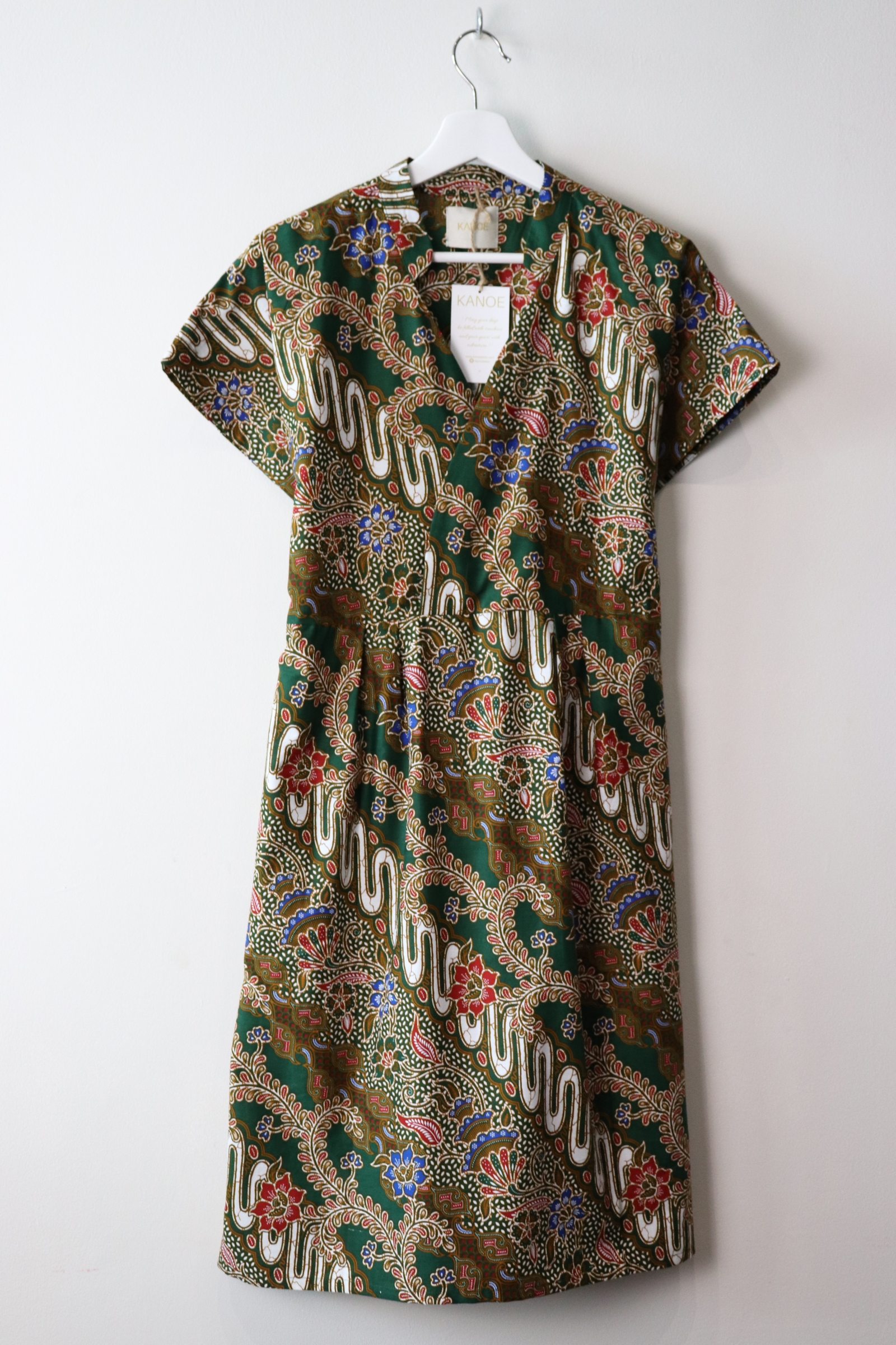 Kimono wrap dress w/ mandarin collar - Jiera
