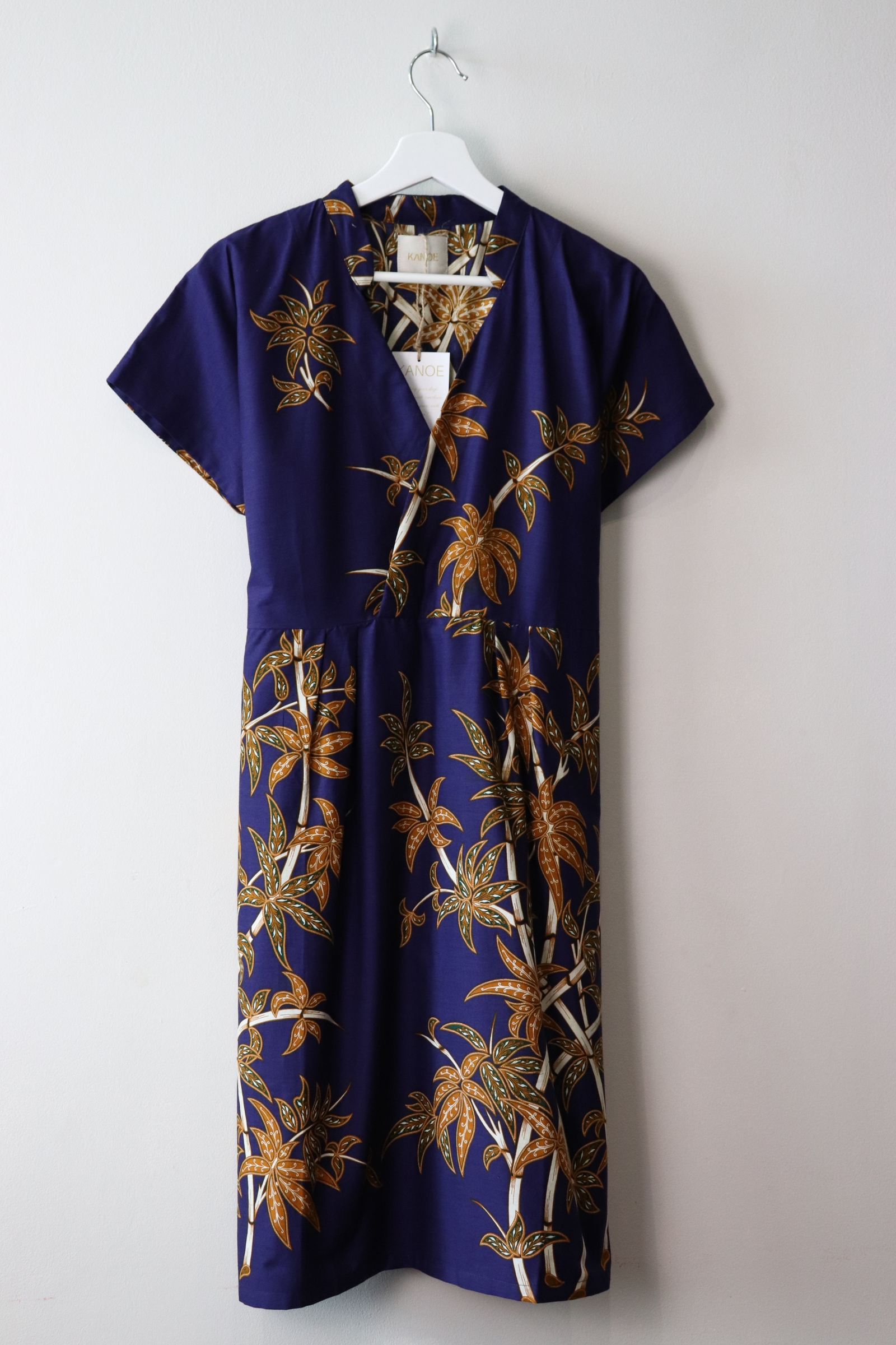 Kimono wrap dress w/ mandarin collar - Blessed