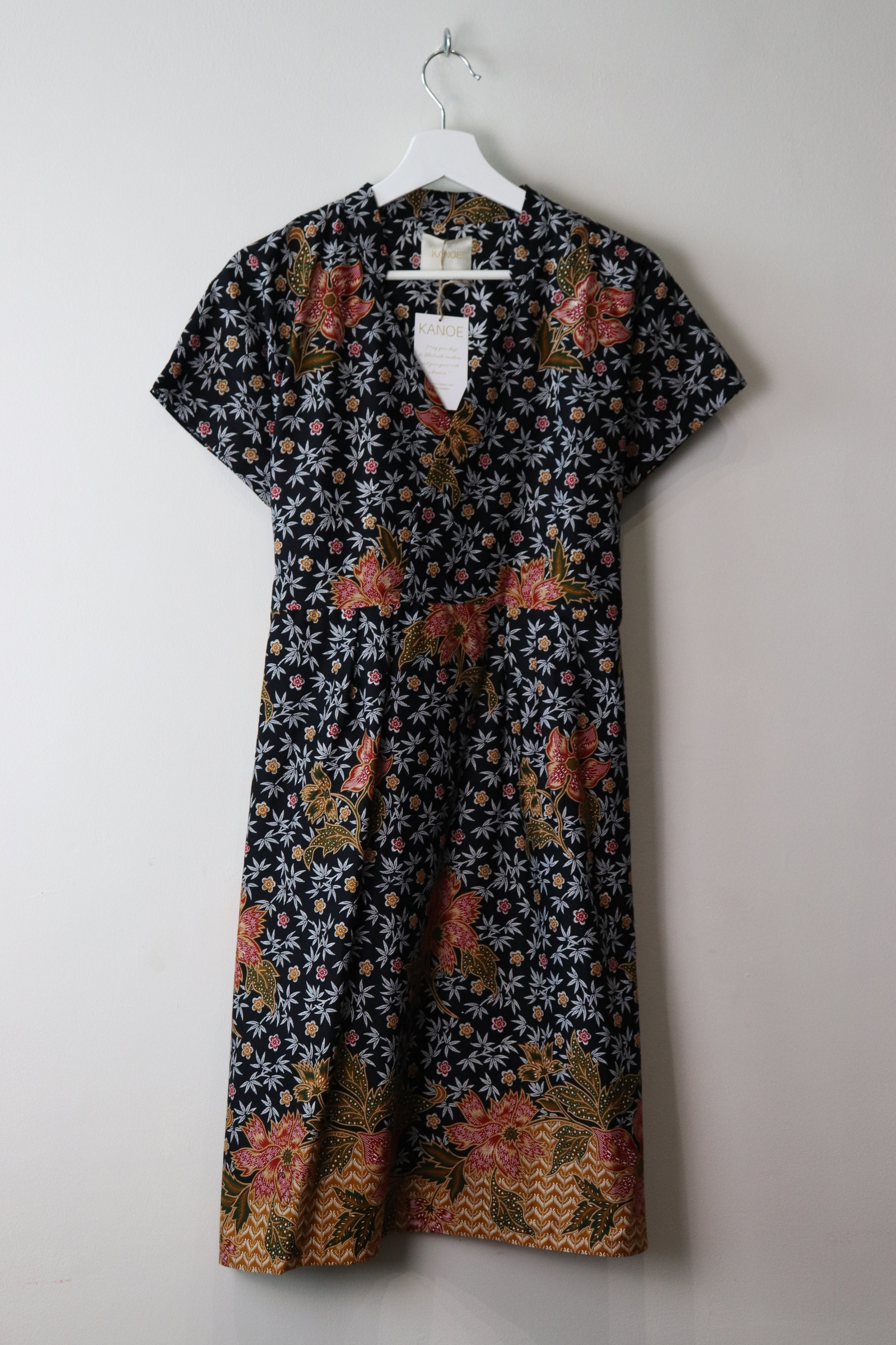 Kimono wrap dress w/ mandarin collar - Trust