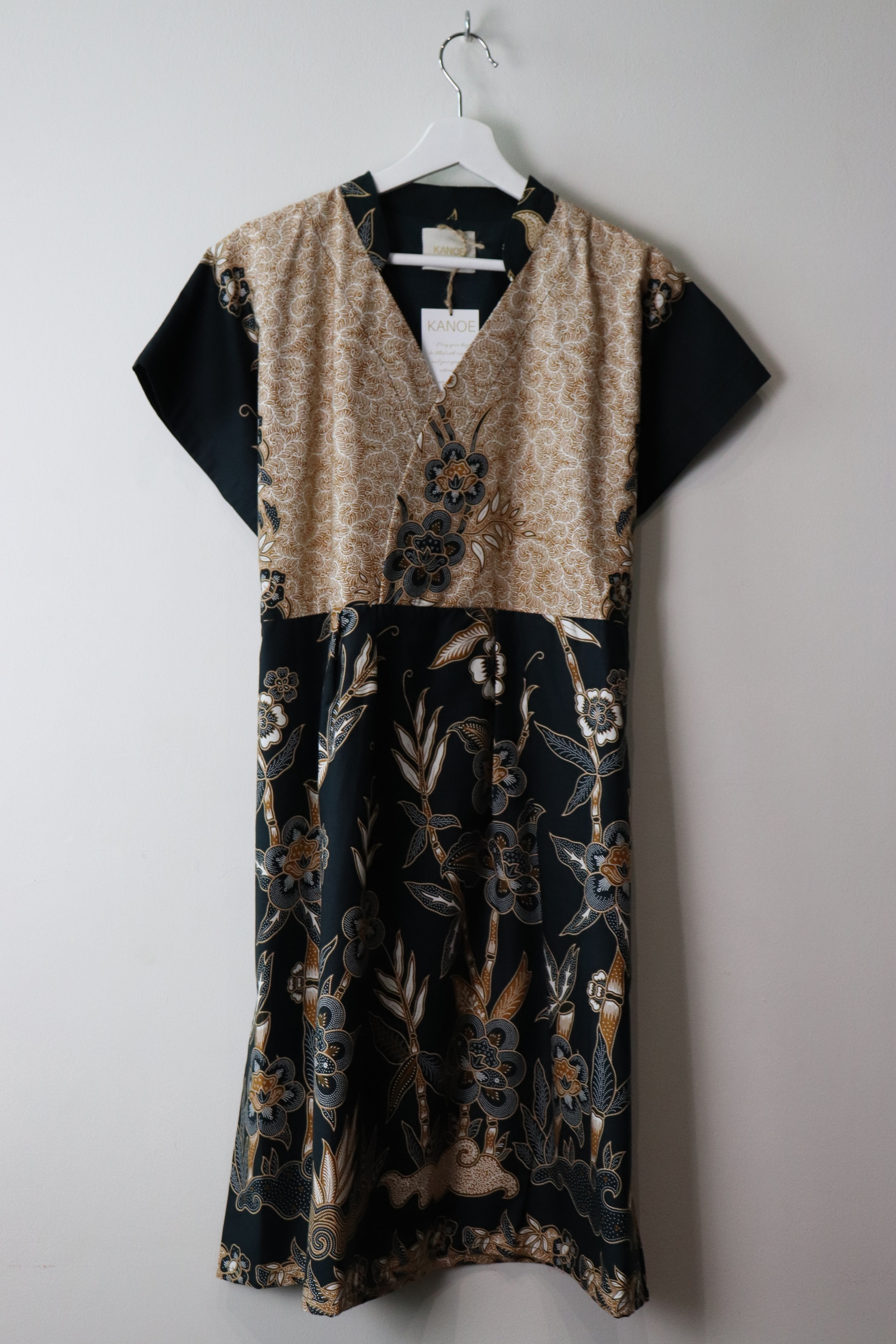 Kimono wrap dress w/ mandarin collar - Believe
