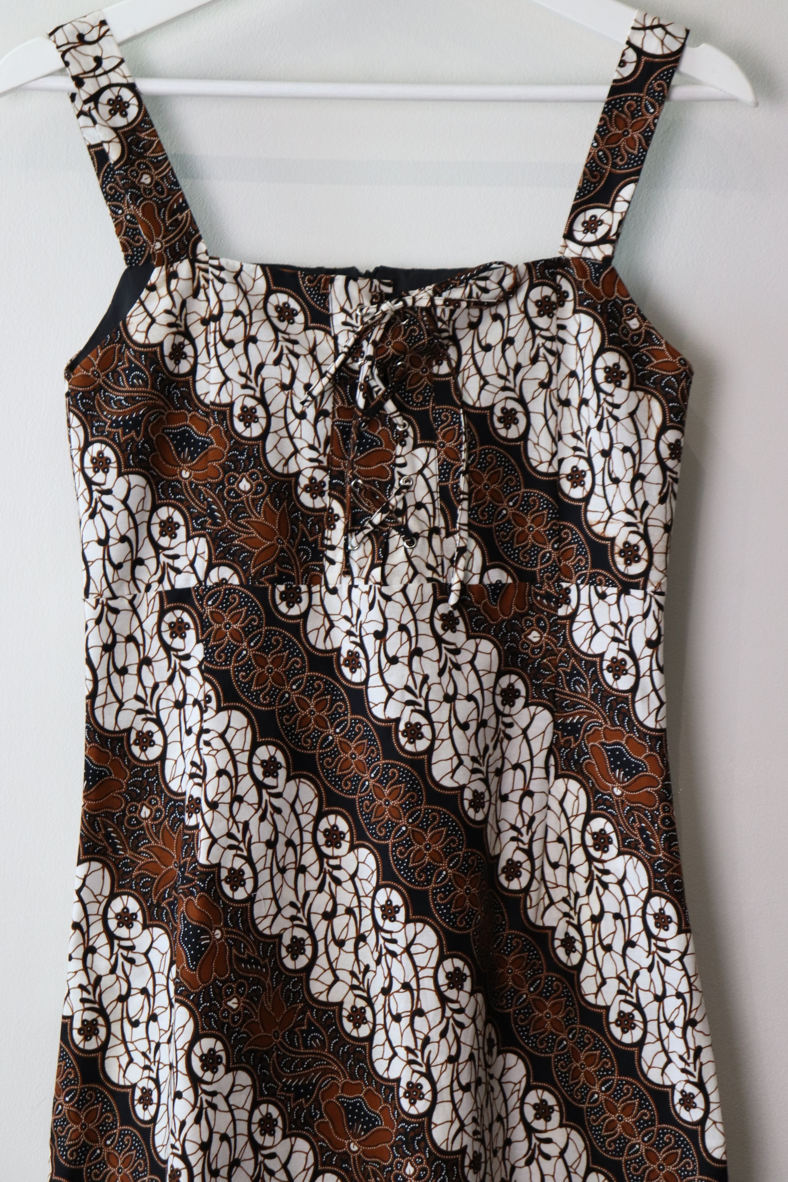 Batik Lace up Dress - Mika