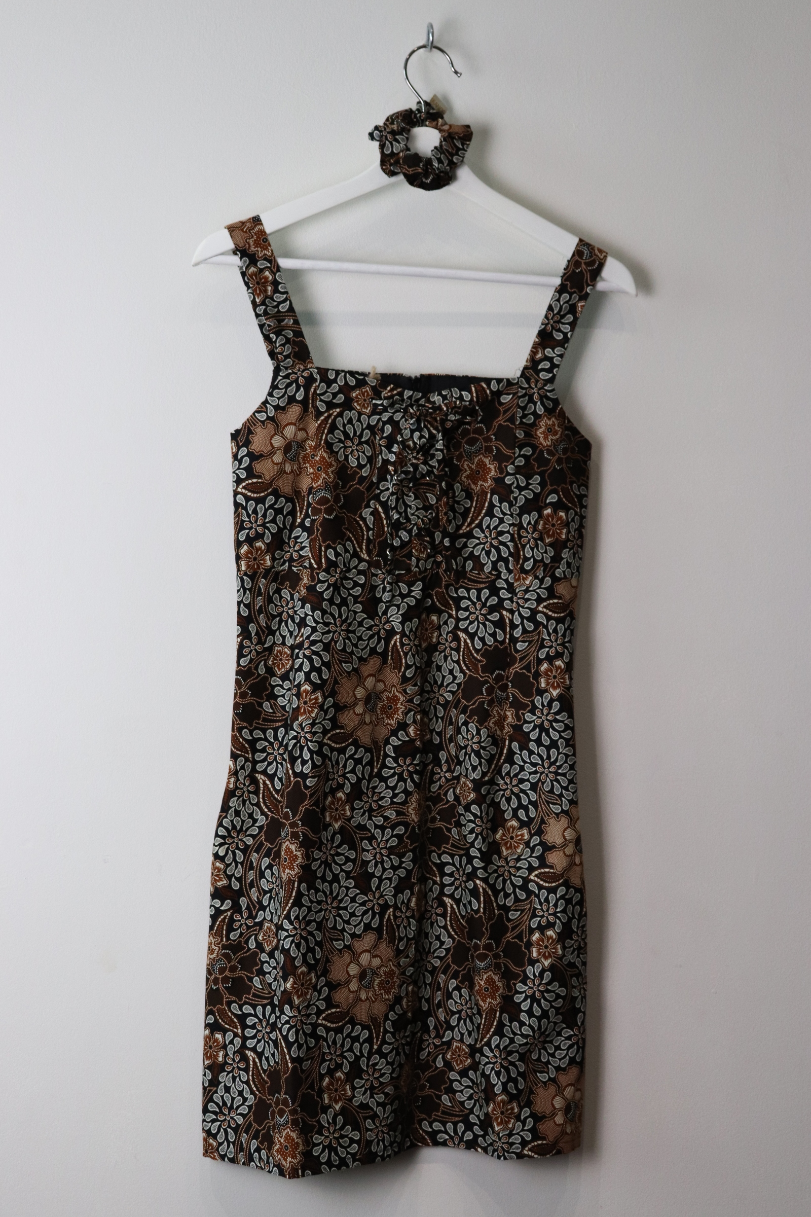 Batik Lace up Dress - Liana