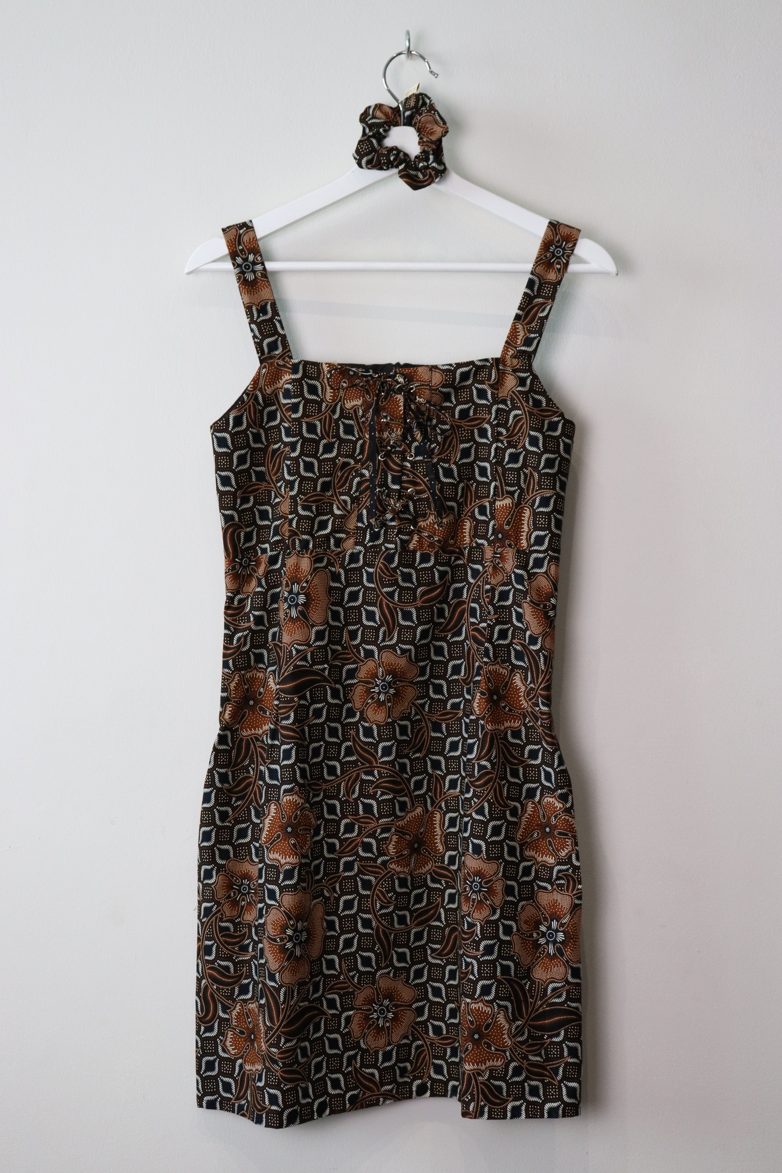 Batik Lace up Dress - Mai